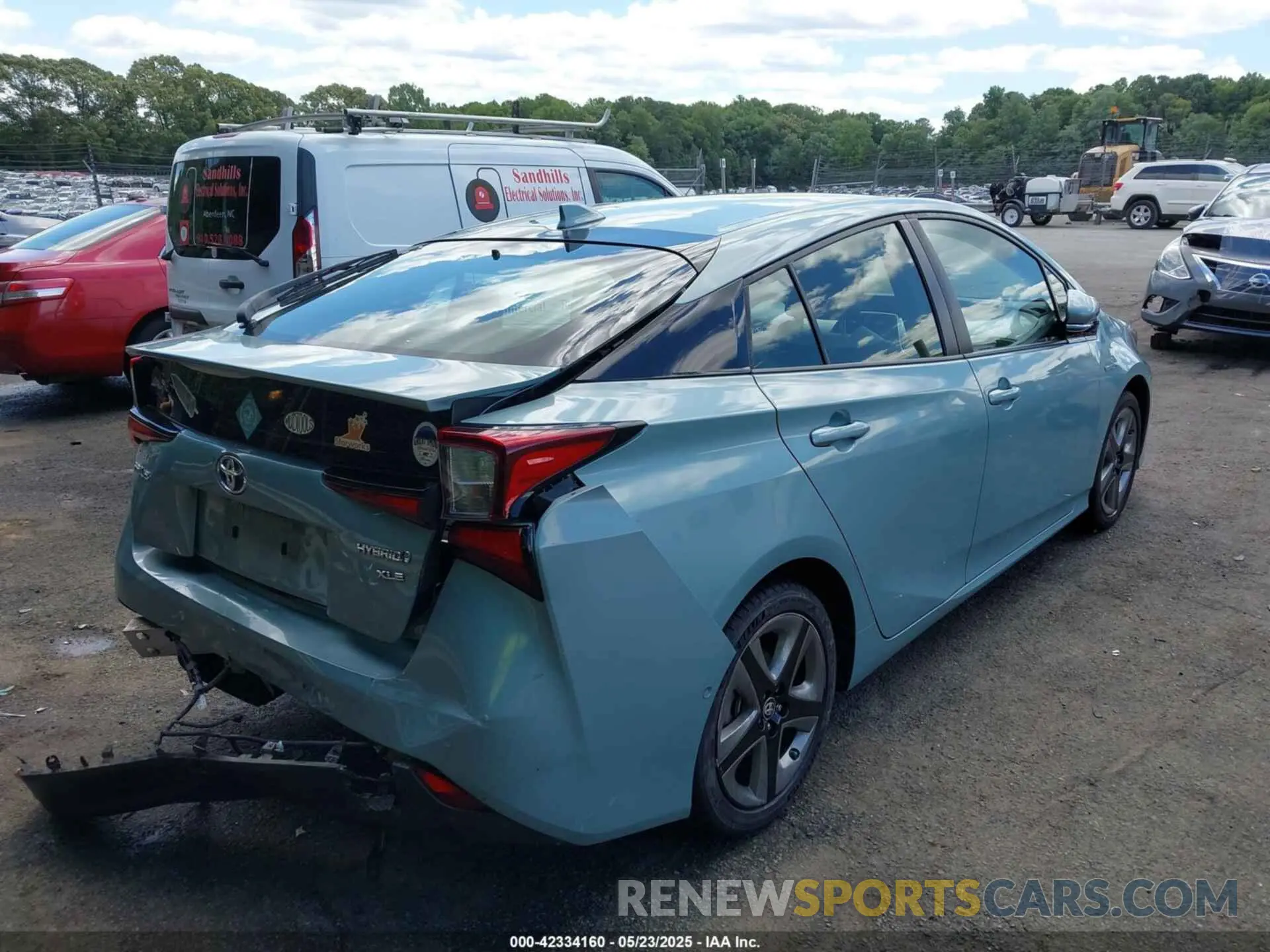 4 Photograph of a damaged car JTDKARFU8K3095669 TOYOTA PRIUS 2019