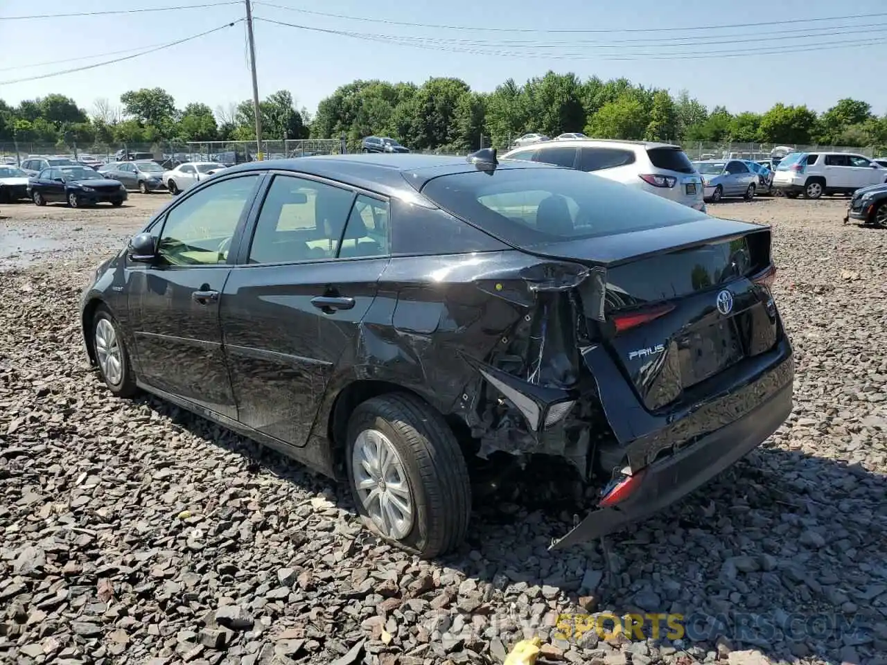 3 Photograph of a damaged car JTDKARFU8K3096157 TOYOTA PRIUS 2019