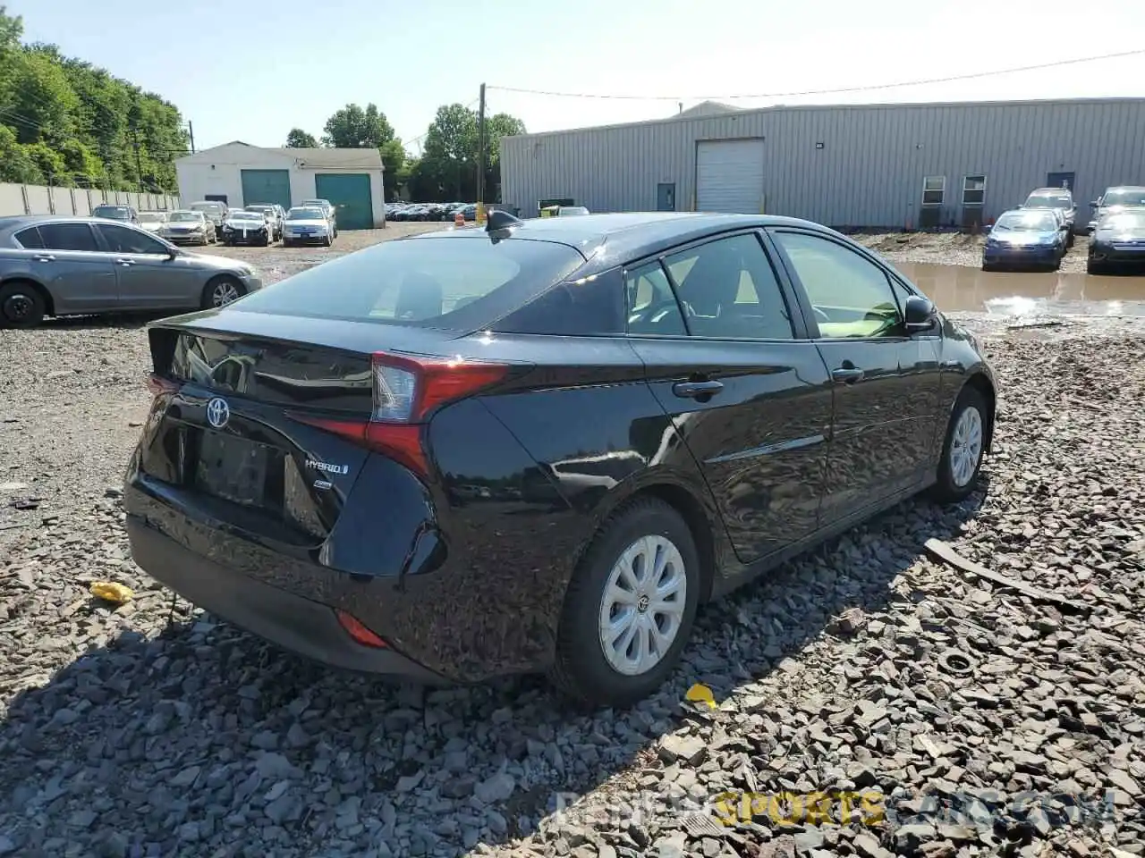 4 Photograph of a damaged car JTDKARFU8K3096157 TOYOTA PRIUS 2019