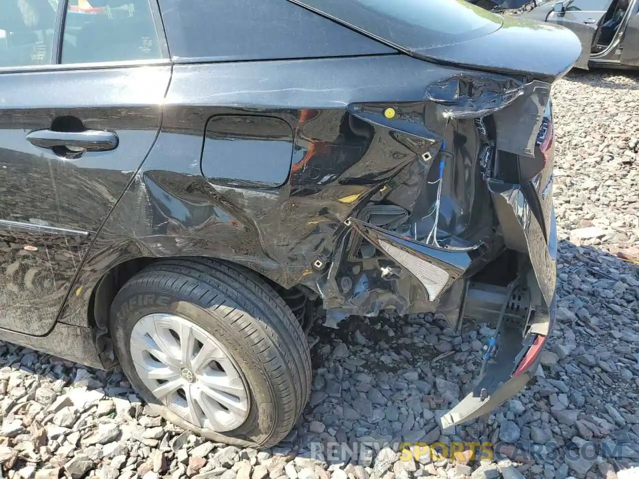 9 Photograph of a damaged car JTDKARFU8K3096157 TOYOTA PRIUS 2019