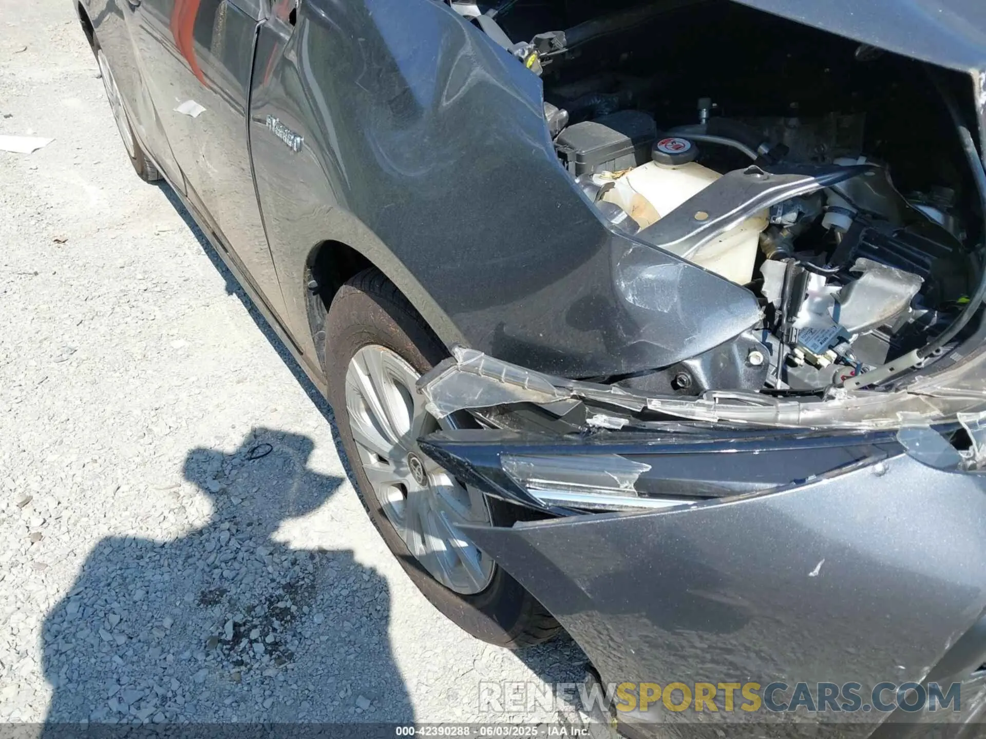 19 Photograph of a damaged car JTDKARFU8K3098278 TOYOTA PRIUS 2019