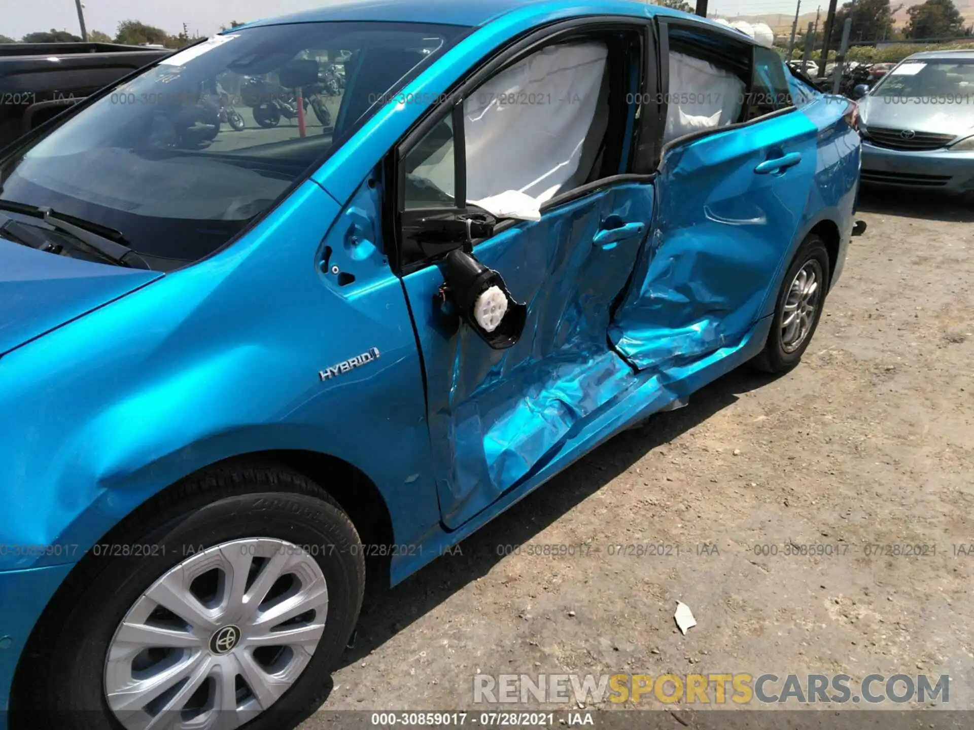 6 Photograph of a damaged car JTDKARFU8K3098751 TOYOTA PRIUS 2019