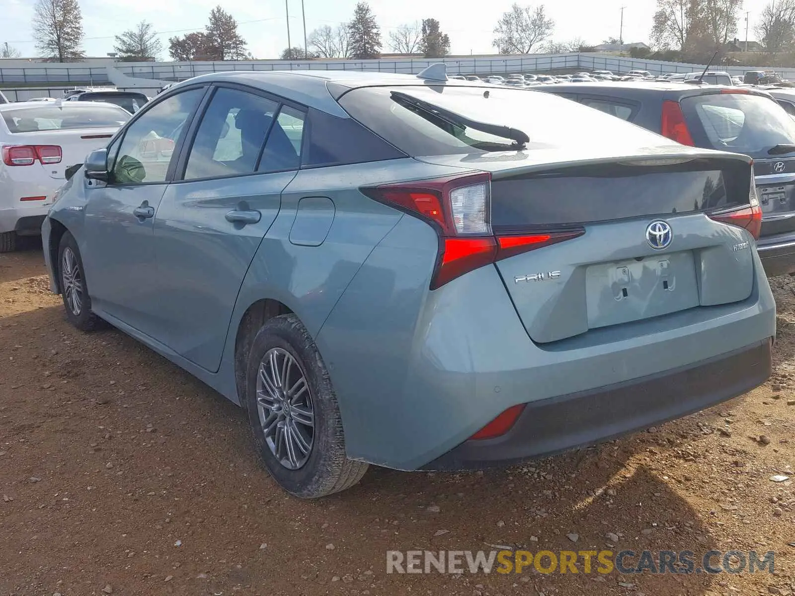 3 Photograph of a damaged car JTDKARFU8K3099818 TOYOTA PRIUS 2019