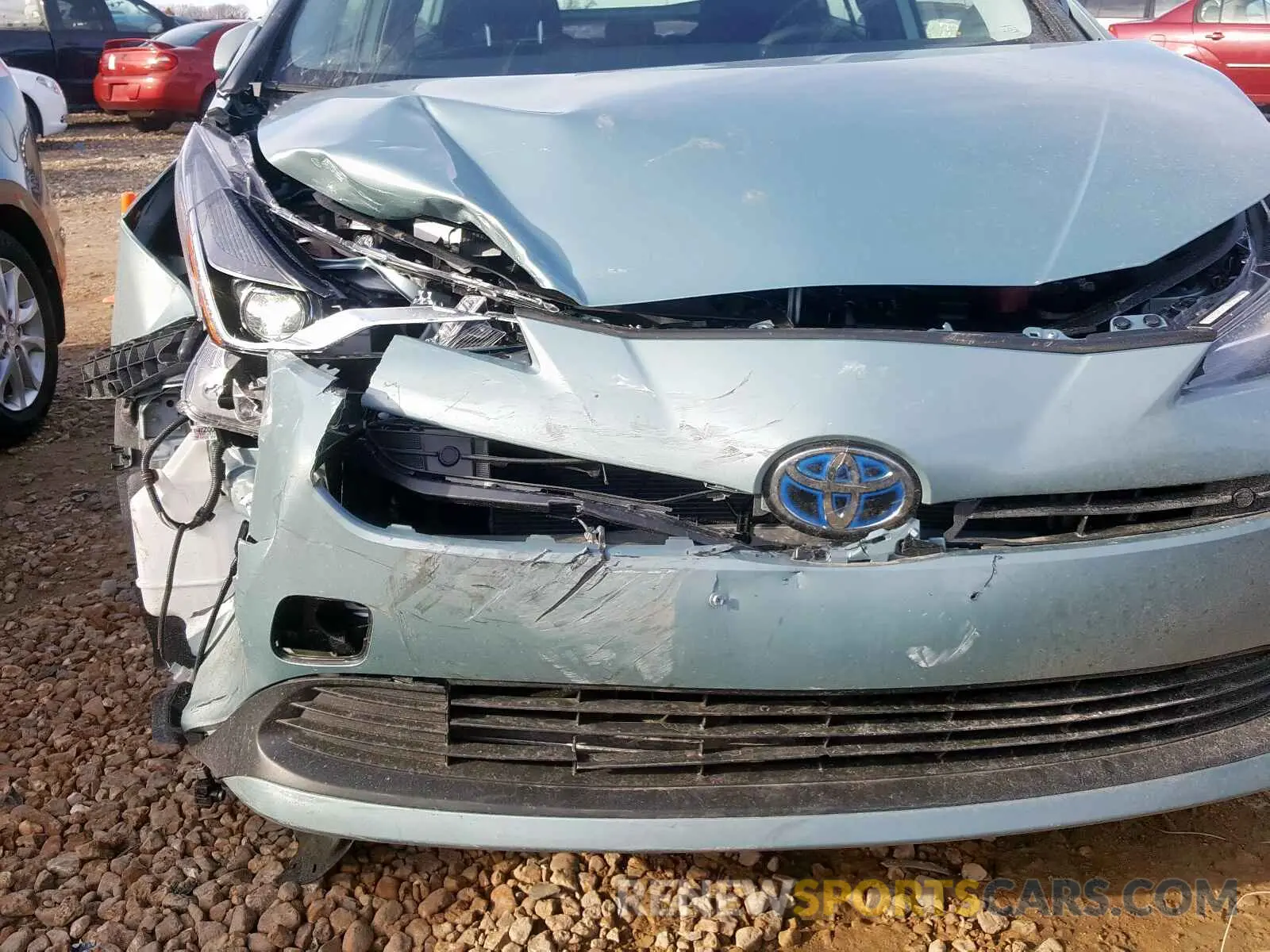 9 Photograph of a damaged car JTDKARFU8K3099818 TOYOTA PRIUS 2019