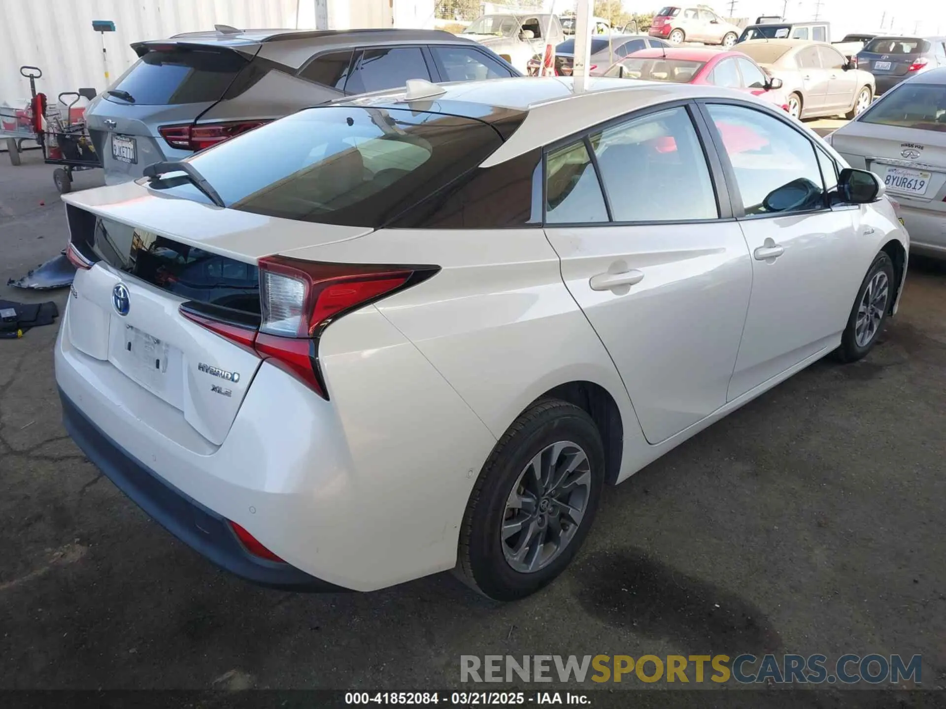 4 Photograph of a damaged car JTDKARFU8K3102331 TOYOTA PRIUS 2019