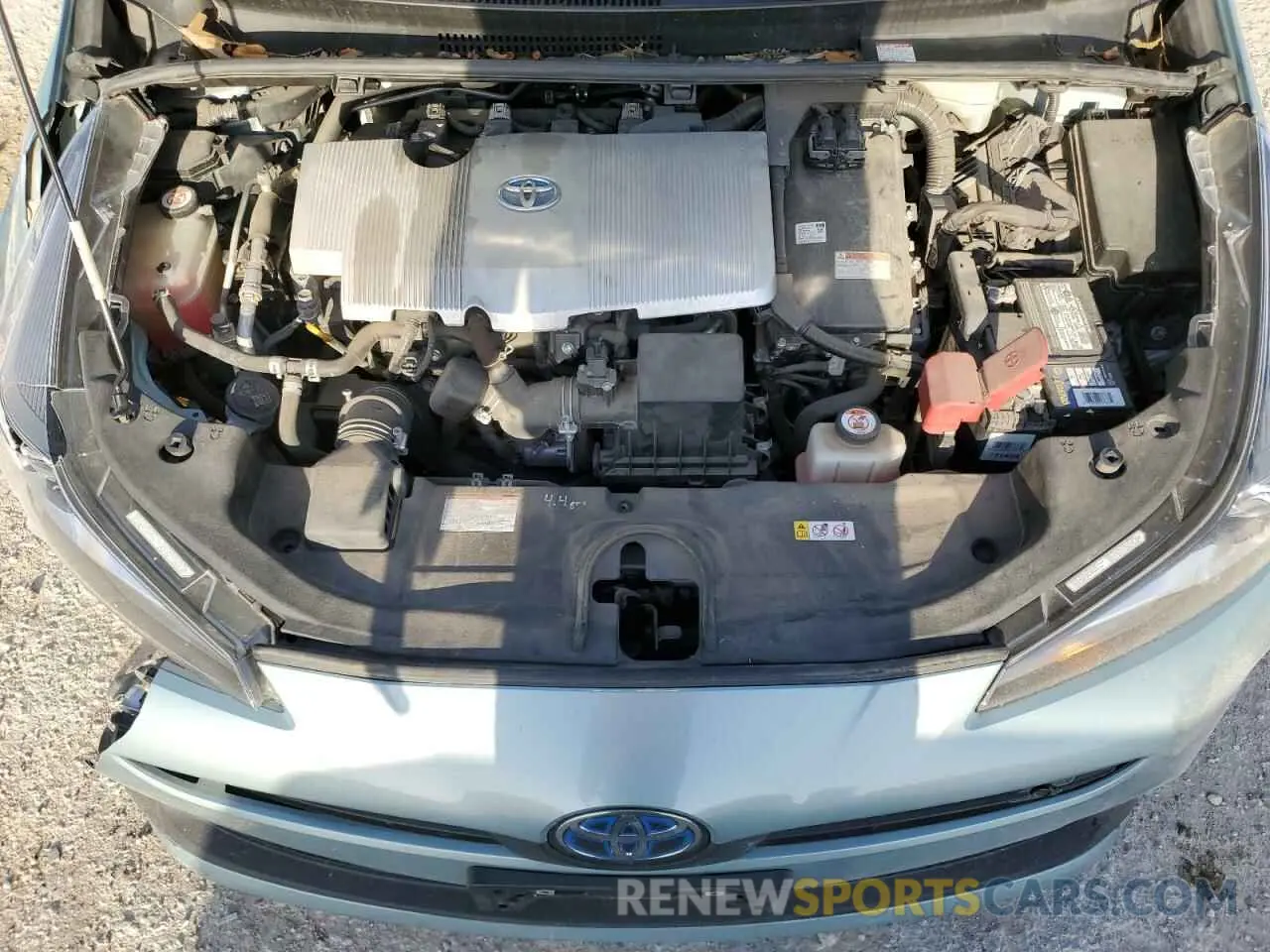 13 Photograph of a damaged car JTDKARFU9K3069825 TOYOTA PRIUS 2019