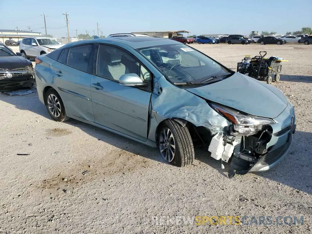 4 Photograph of a damaged car JTDKARFU9K3069825 TOYOTA PRIUS 2019