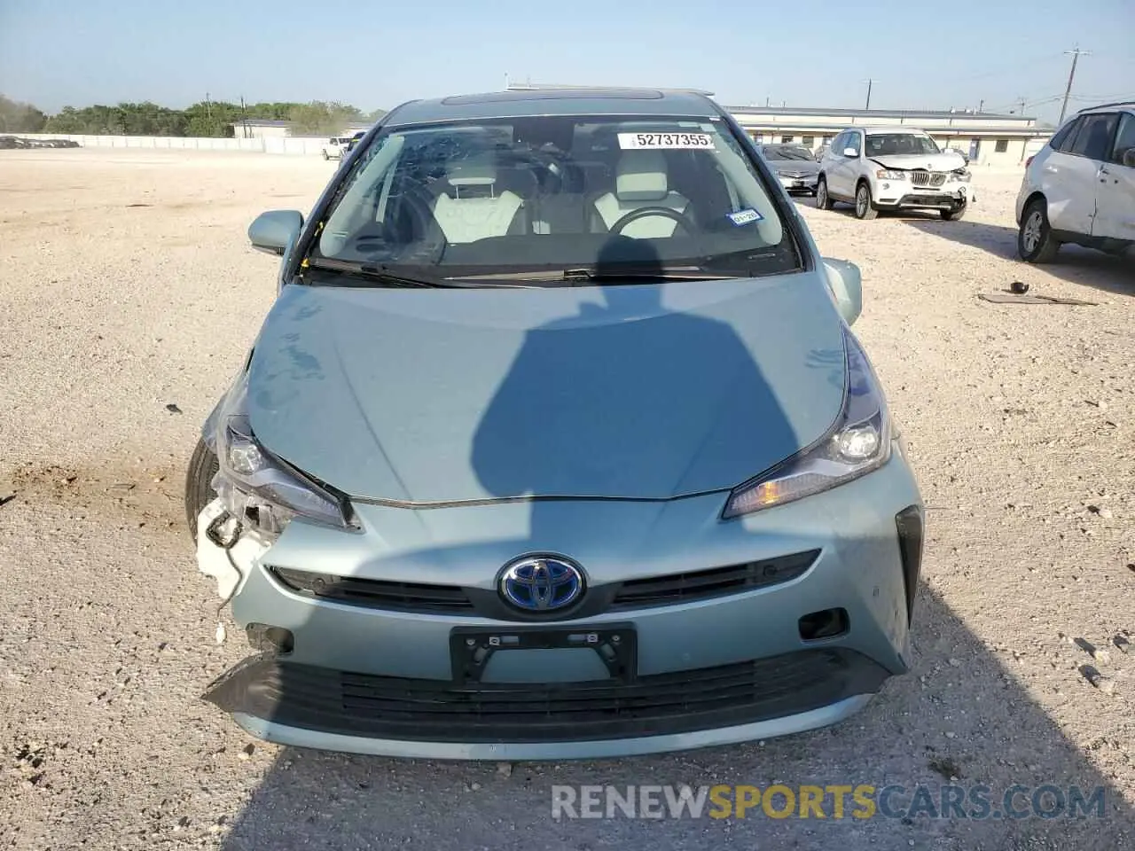 5 Photograph of a damaged car JTDKARFU9K3069825 TOYOTA PRIUS 2019
