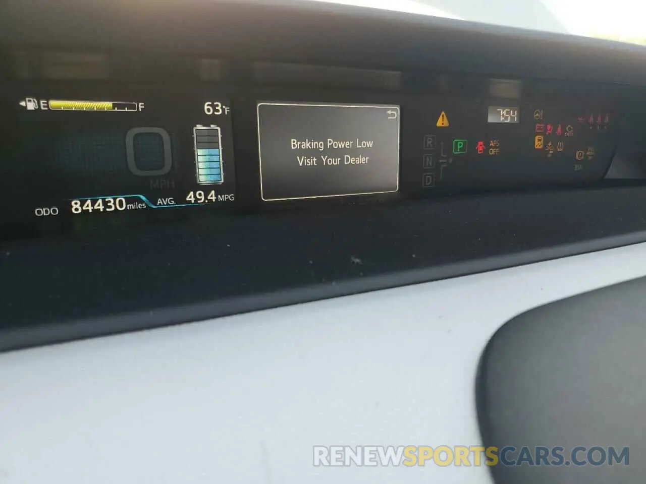 9 Photograph of a damaged car JTDKARFU9K3069825 TOYOTA PRIUS 2019
