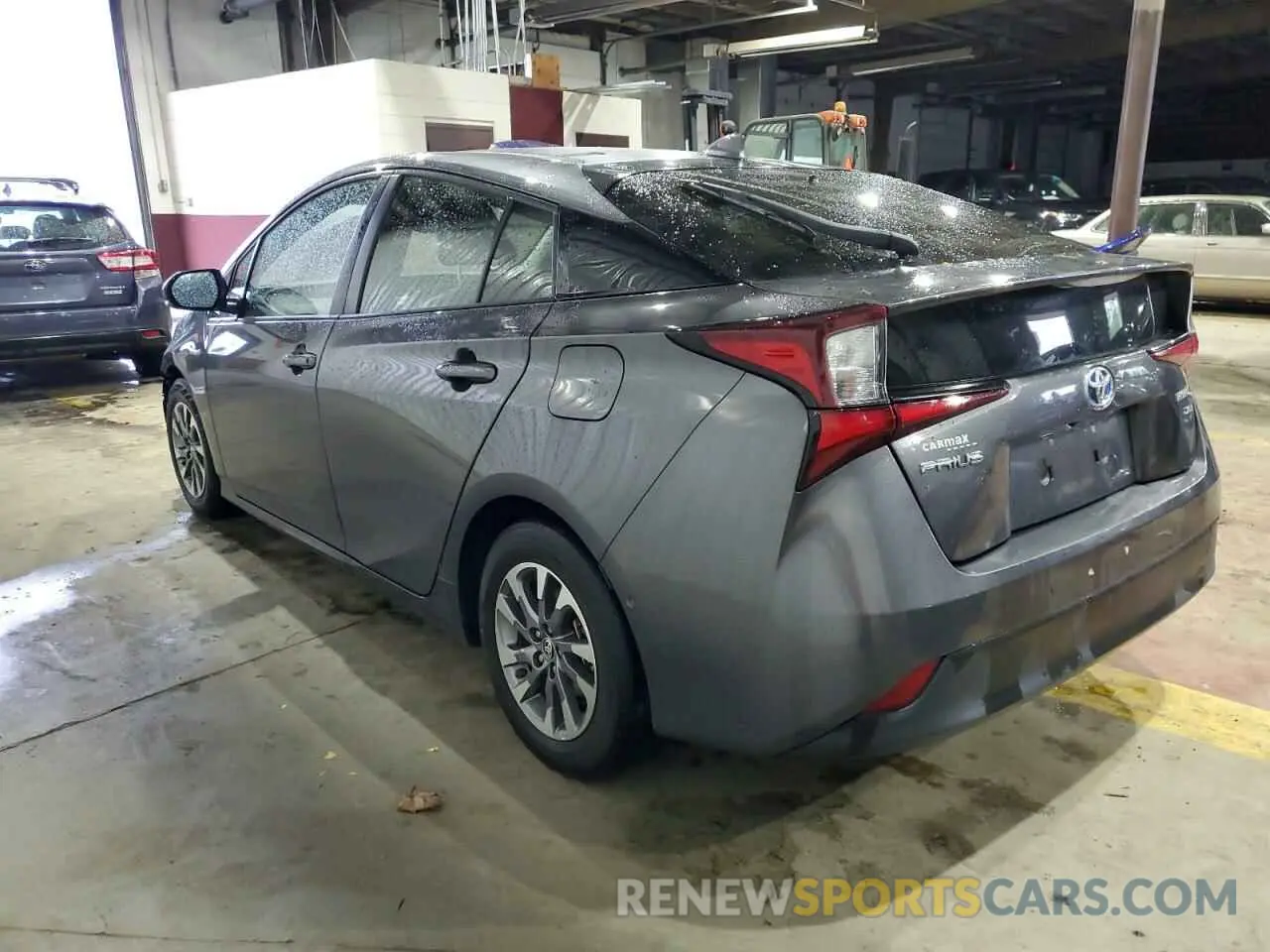 2 Photograph of a damaged car JTDKARFU9K3070909 TOYOTA PRIUS 2019