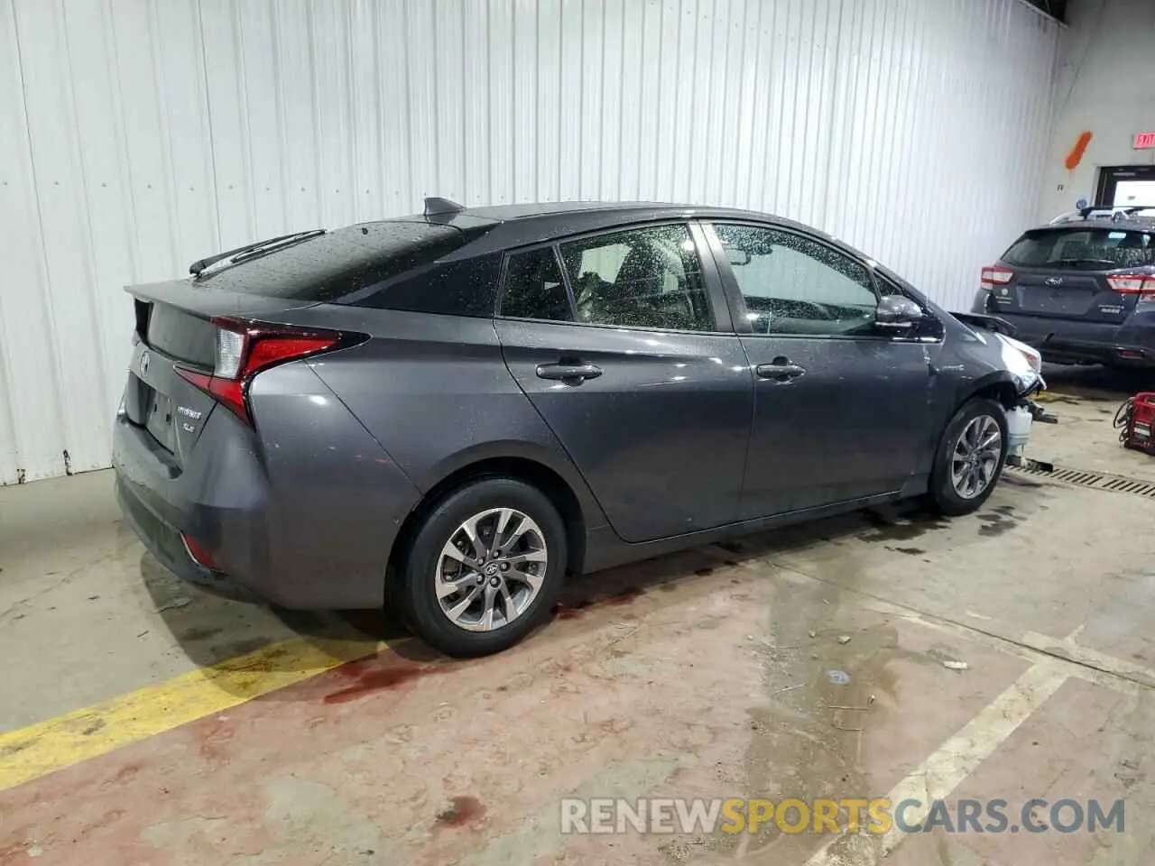 3 Photograph of a damaged car JTDKARFU9K3070909 TOYOTA PRIUS 2019