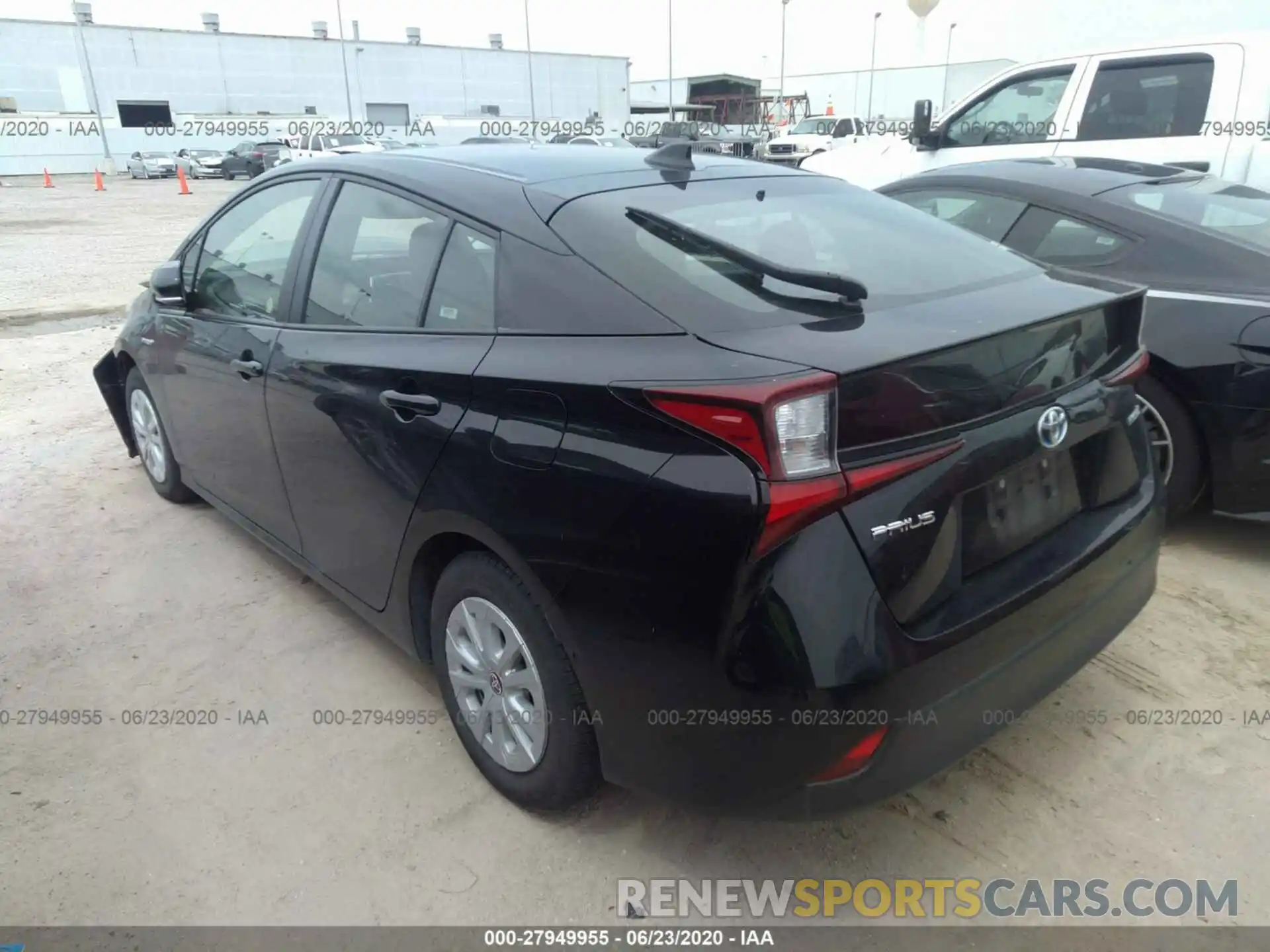 3 Photograph of a damaged car JTDKARFU9K3072837 TOYOTA PRIUS 2019