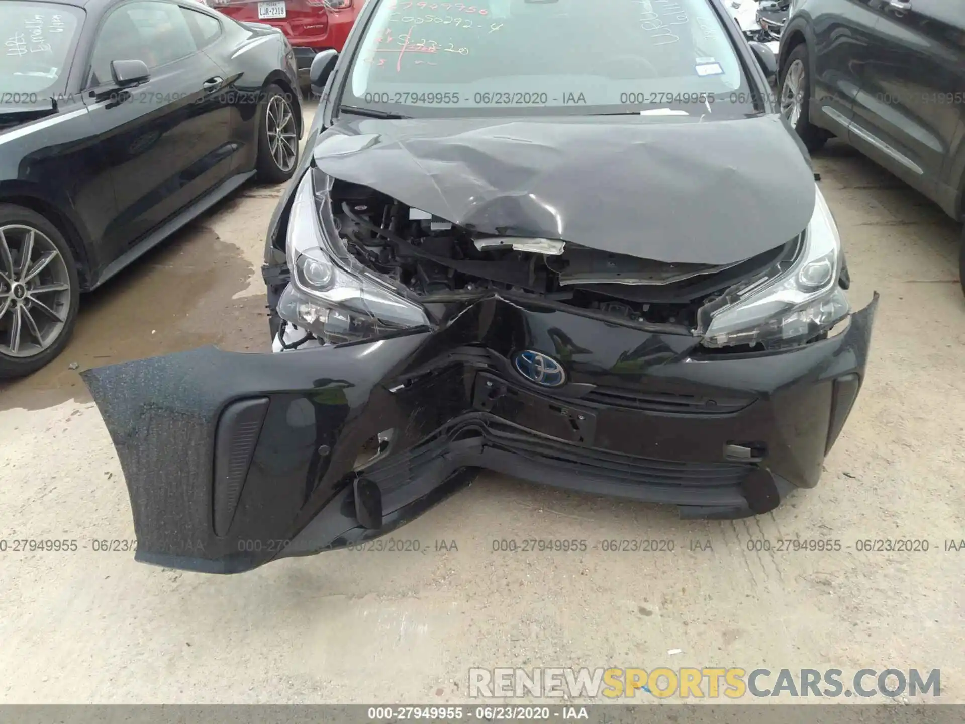 6 Photograph of a damaged car JTDKARFU9K3072837 TOYOTA PRIUS 2019