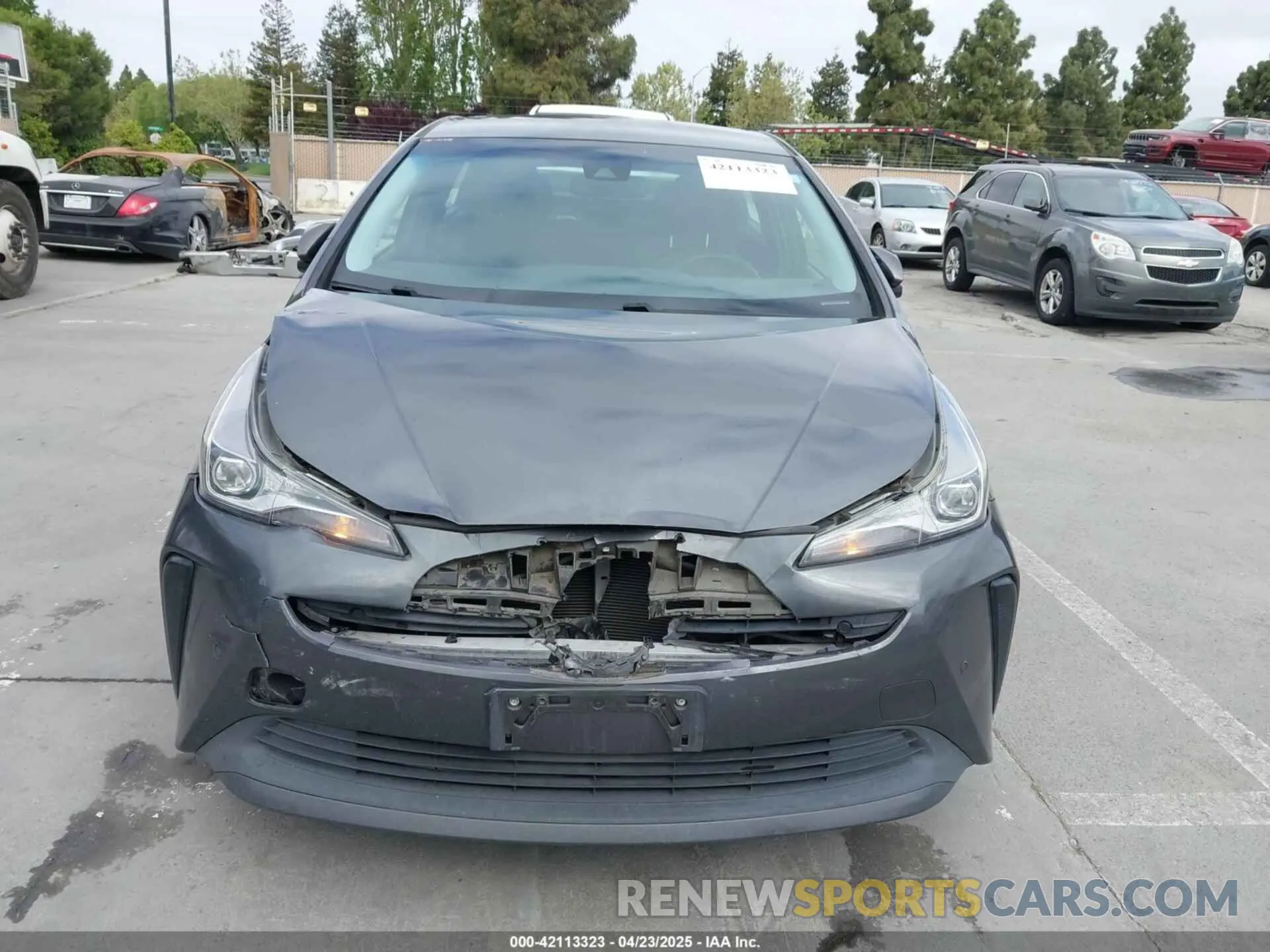 12 Photograph of a damaged car JTDKARFU9K3075219 TOYOTA PRIUS 2019
