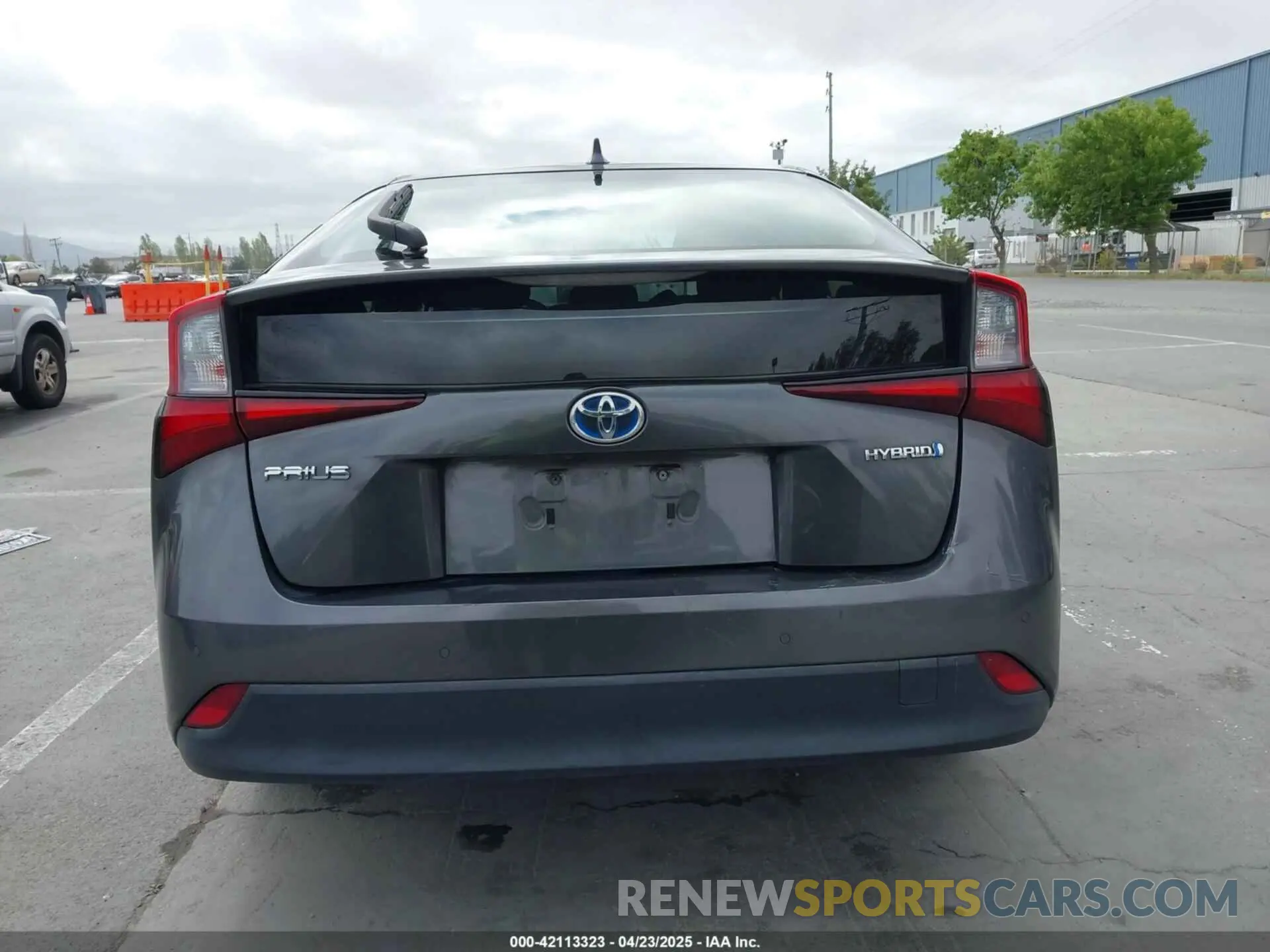 16 Photograph of a damaged car JTDKARFU9K3075219 TOYOTA PRIUS 2019