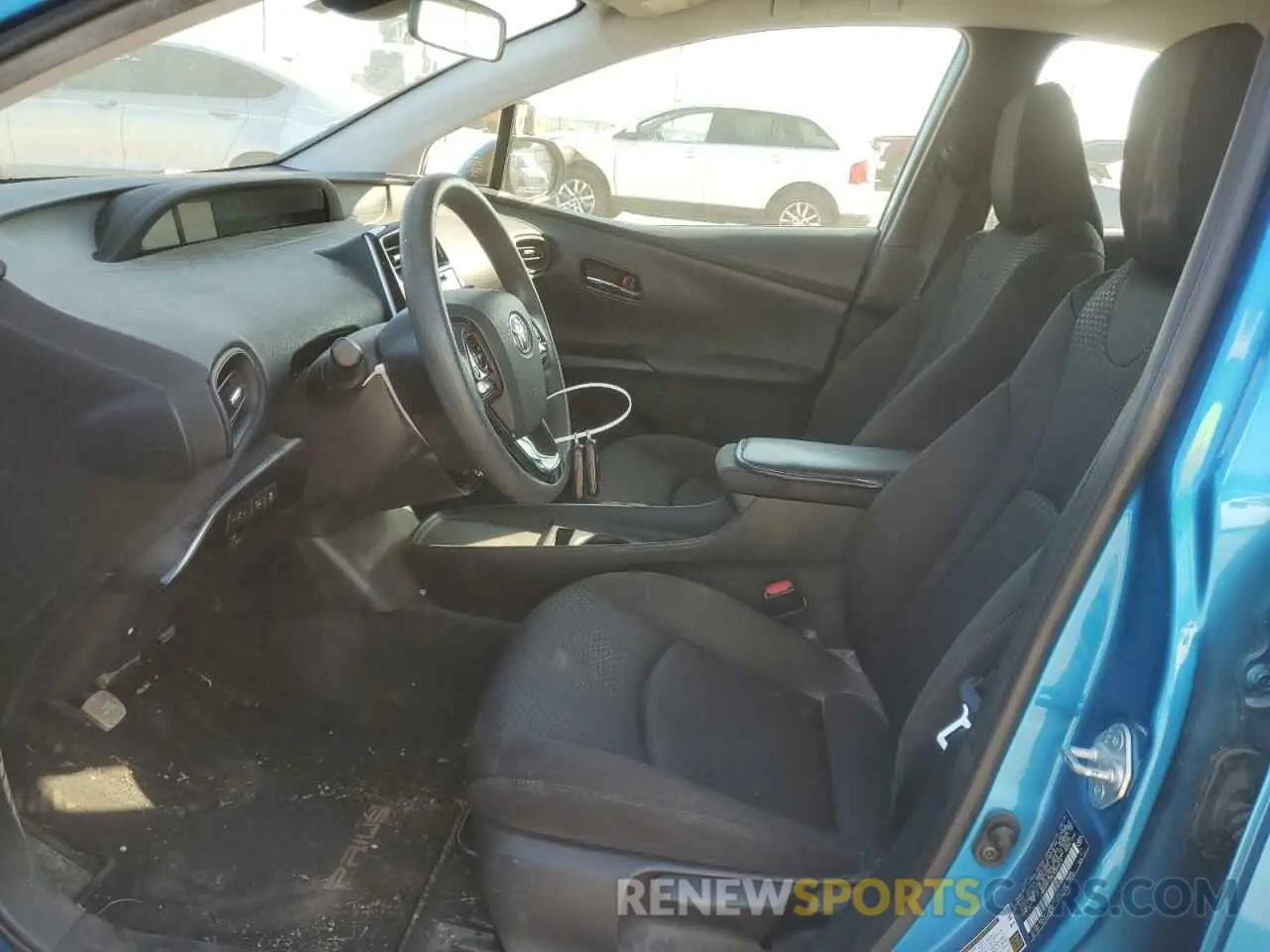 7 Photograph of a damaged car JTDKARFU9K3080615 TOYOTA PRIUS 2019