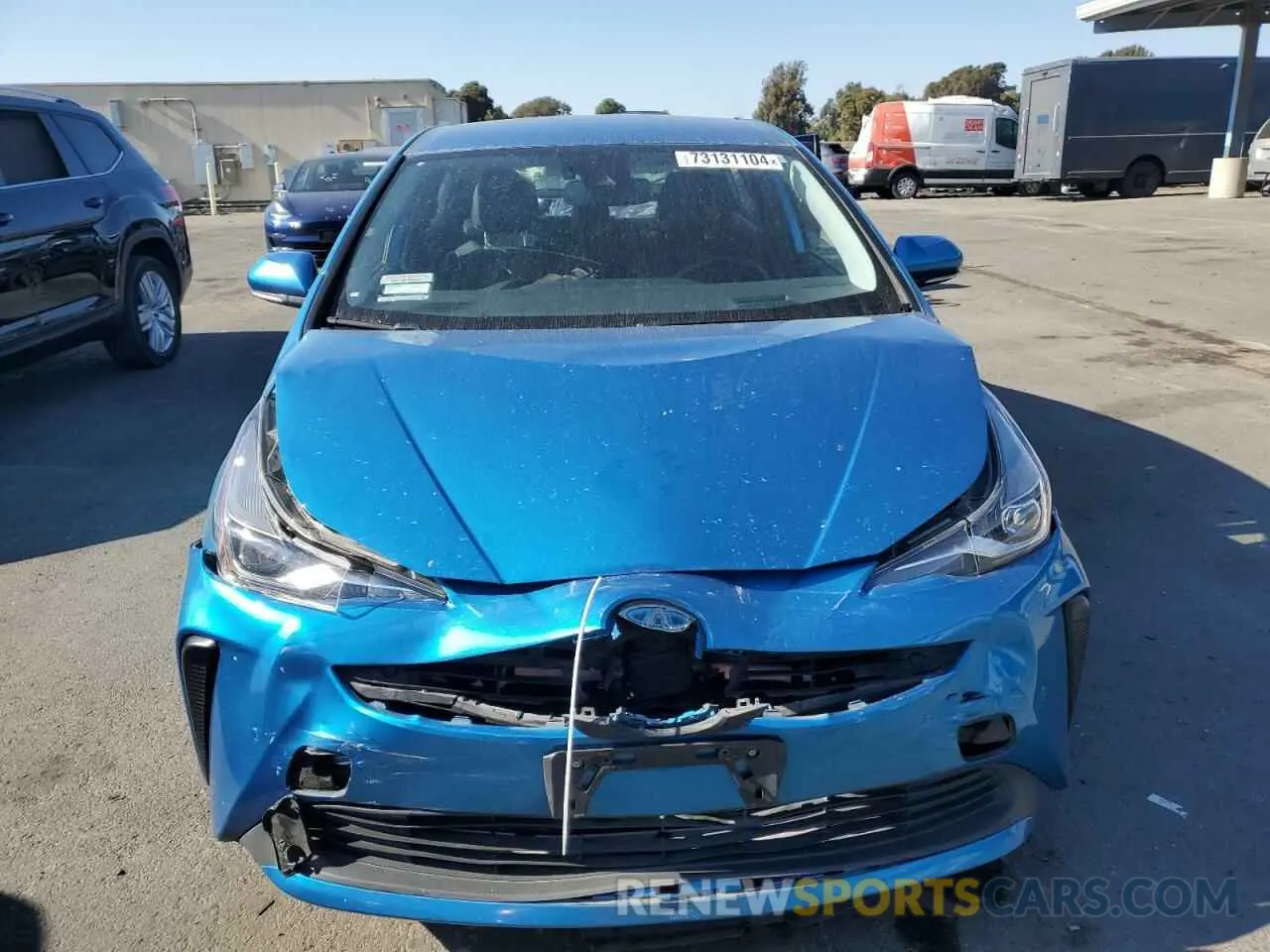 5 Photograph of a damaged car JTDKARFU9K3091923 TOYOTA PRIUS 2019