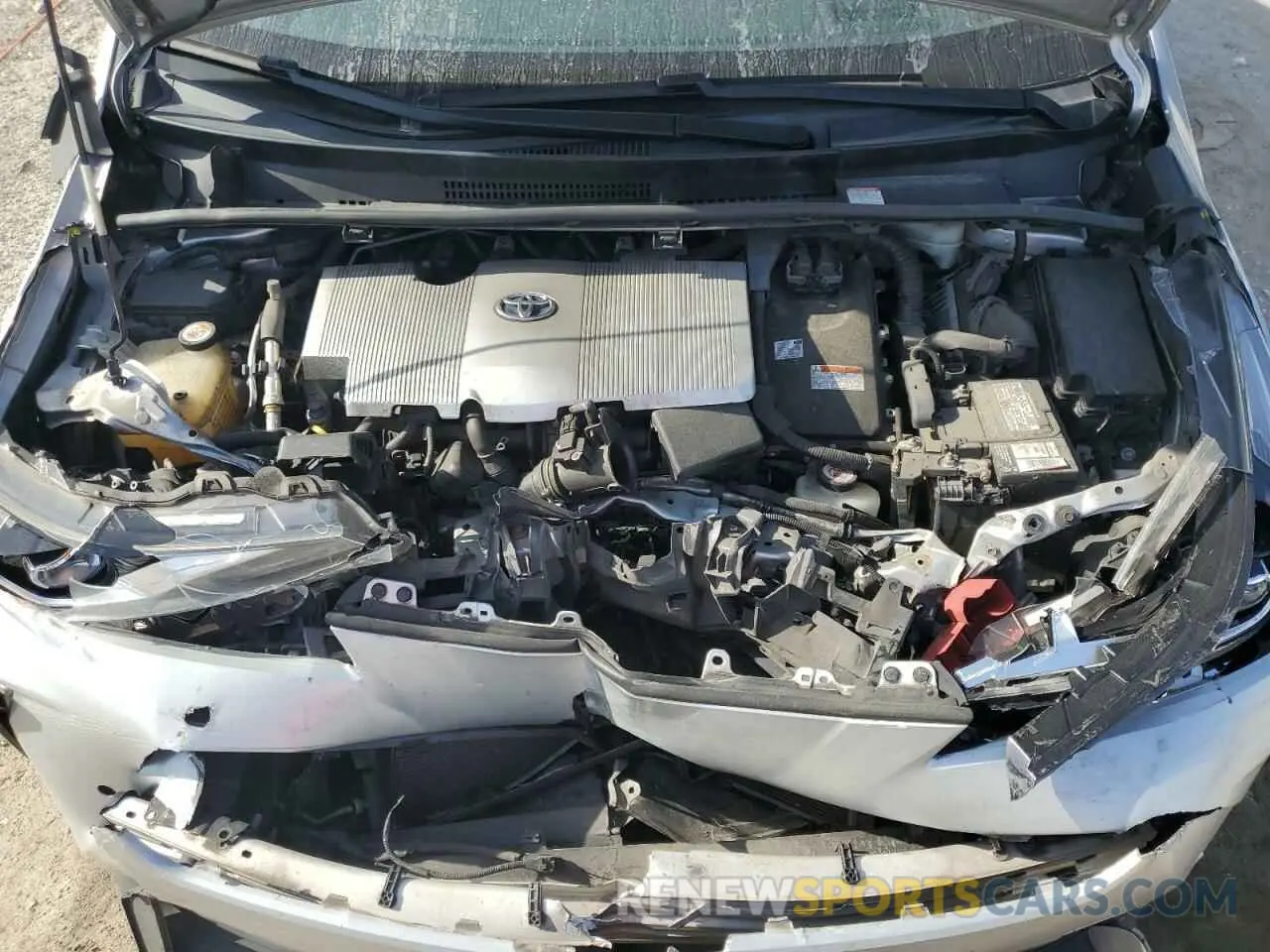 11 Photograph of a damaged car JTDKARFU9K3092229 TOYOTA PRIUS 2019