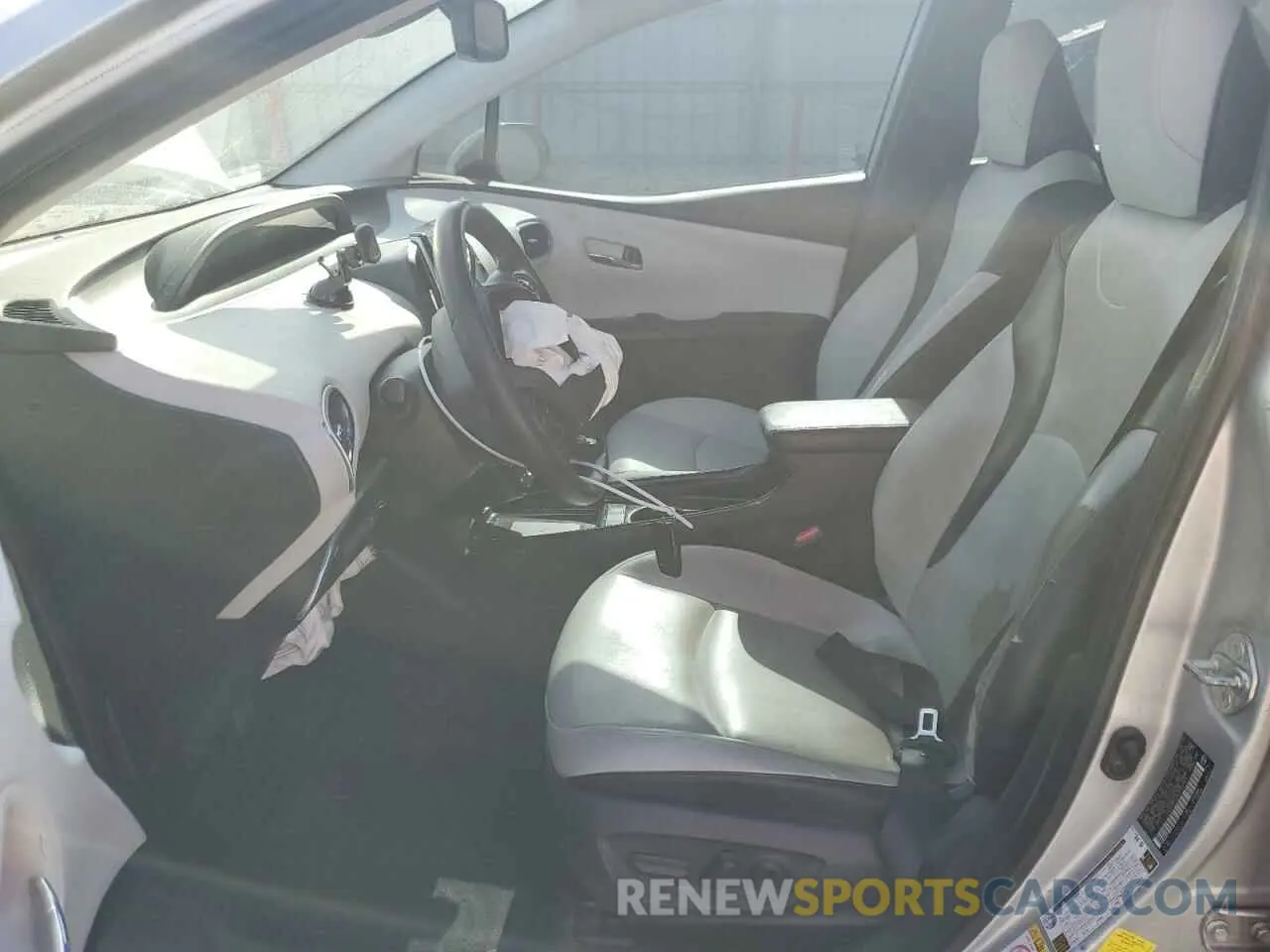 7 Photograph of a damaged car JTDKARFU9K3092229 TOYOTA PRIUS 2019