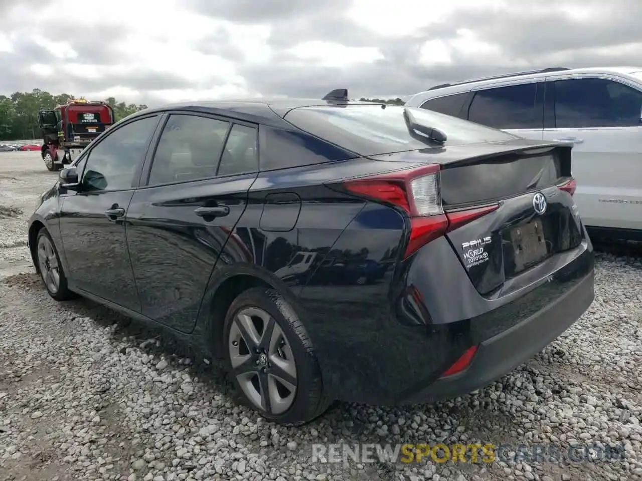 3 Photograph of a damaged car JTDKARFUXK3069574 TOYOTA PRIUS 2019