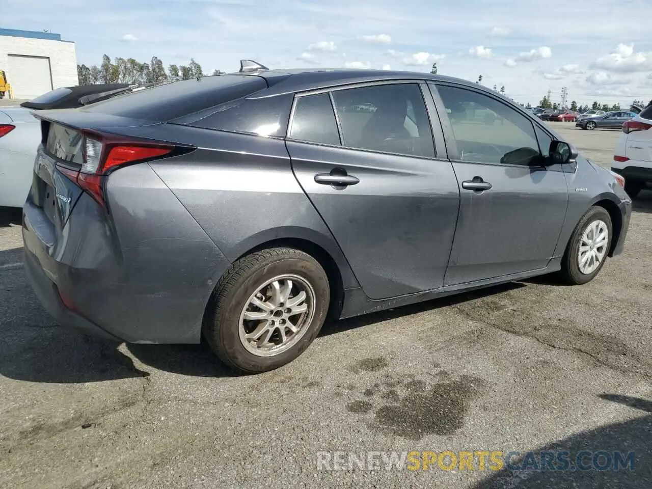 3 Photograph of a damaged car JTDKARFUXK3069817 TOYOTA PRIUS 2019