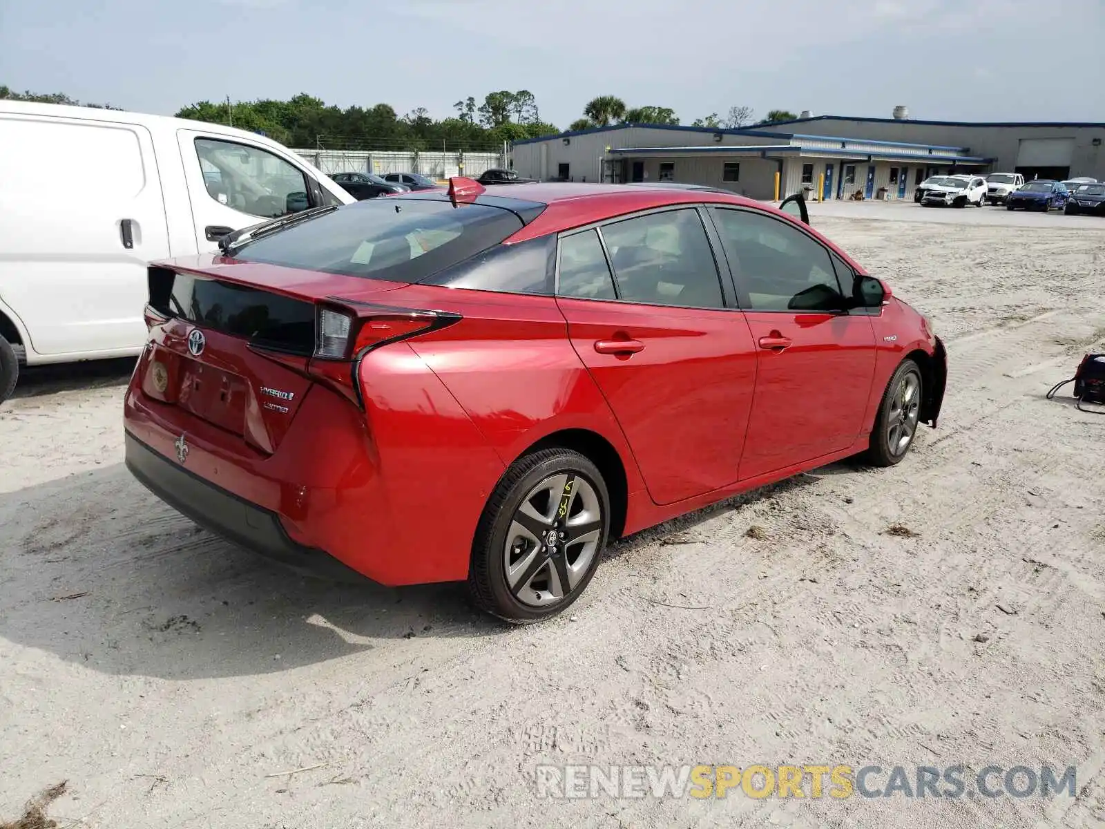 4 Photograph of a damaged car JTDKARFUXK3070837 TOYOTA PRIUS 2019