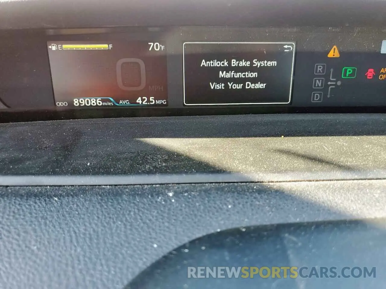 9 Photograph of a damaged car JTDKARFUXK3074614 TOYOTA PRIUS 2019