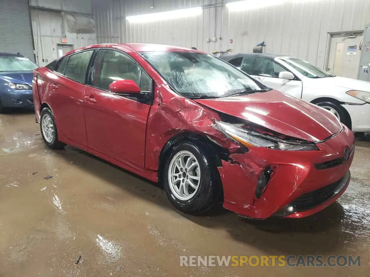 4 Photograph of a damaged car JTDKARFUXK3075083 TOYOTA PRIUS 2019