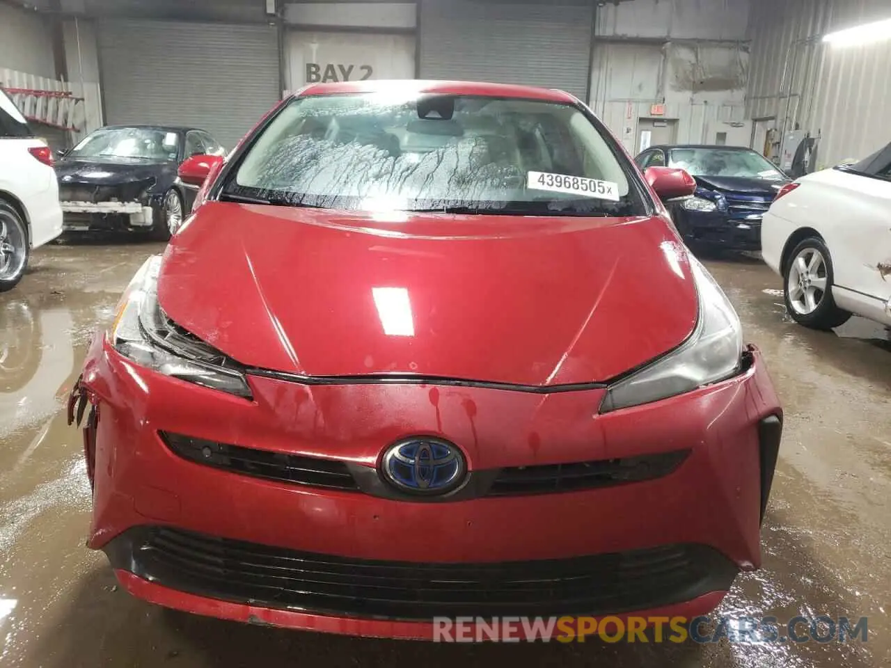 5 Photograph of a damaged car JTDKARFUXK3075083 TOYOTA PRIUS 2019