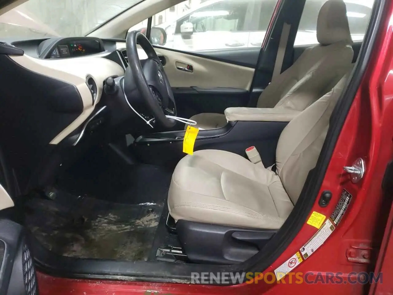 7 Photograph of a damaged car JTDKARFUXK3075083 TOYOTA PRIUS 2019
