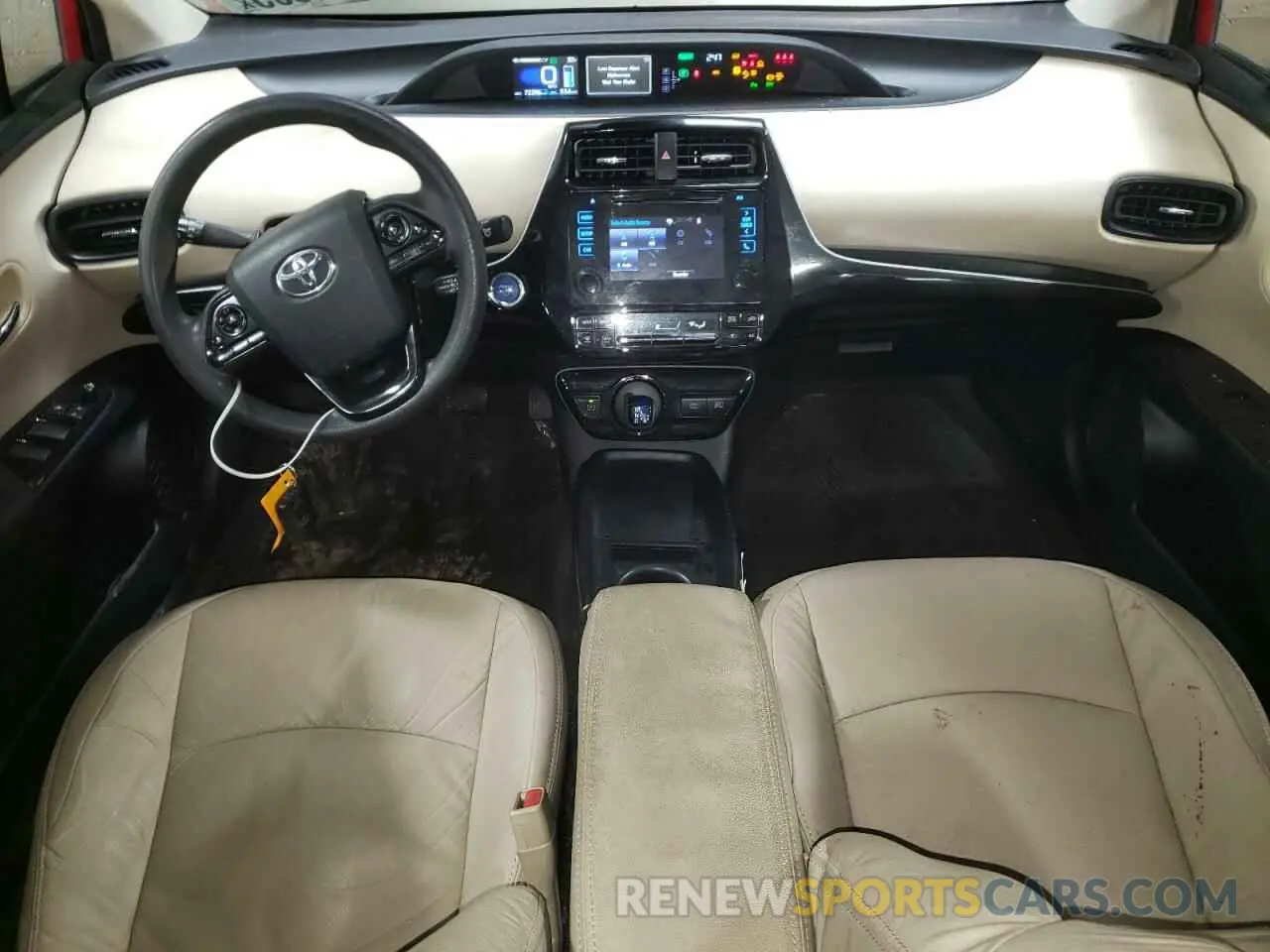 8 Photograph of a damaged car JTDKARFUXK3075083 TOYOTA PRIUS 2019