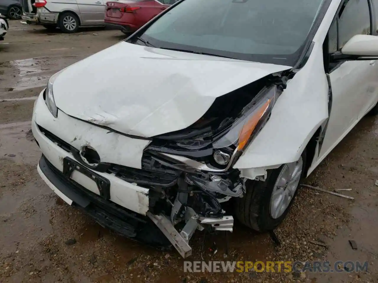 9 Photograph of a damaged car JTDKARFUXK3075312 TOYOTA PRIUS 2019