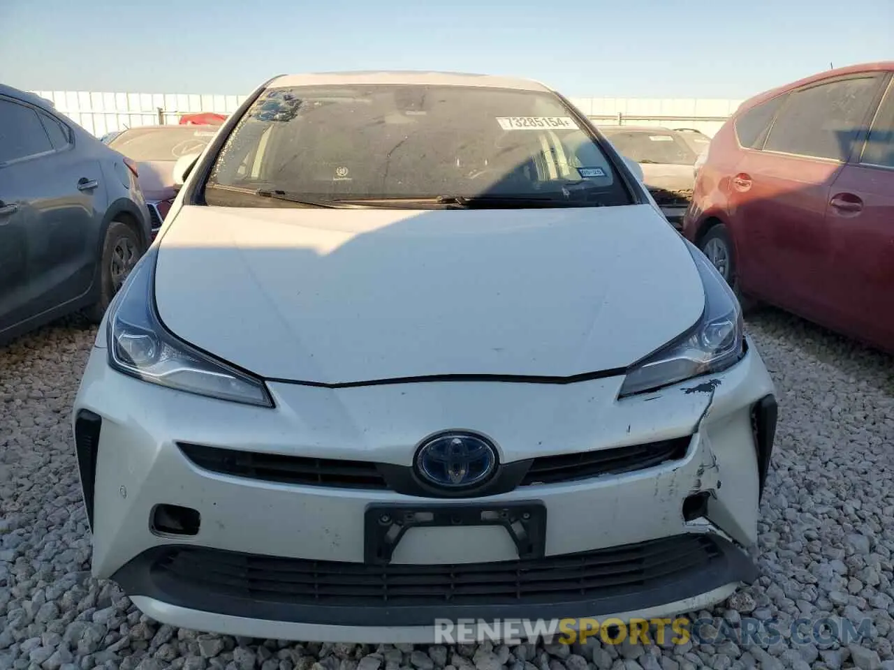 5 Photograph of a damaged car JTDKARFUXK3077822 TOYOTA PRIUS 2019