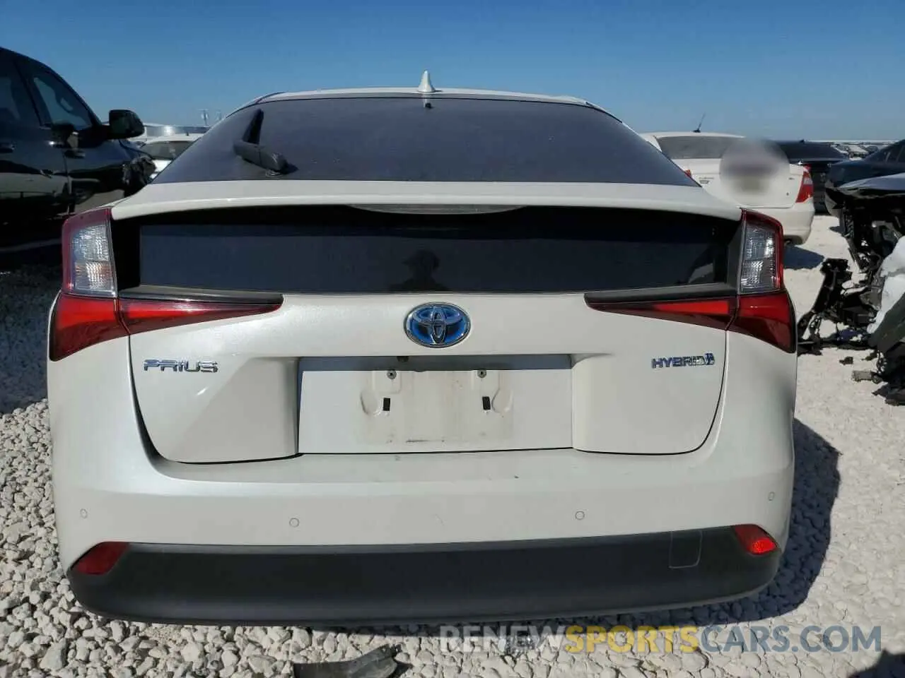 6 Photograph of a damaged car JTDKARFUXK3077822 TOYOTA PRIUS 2019