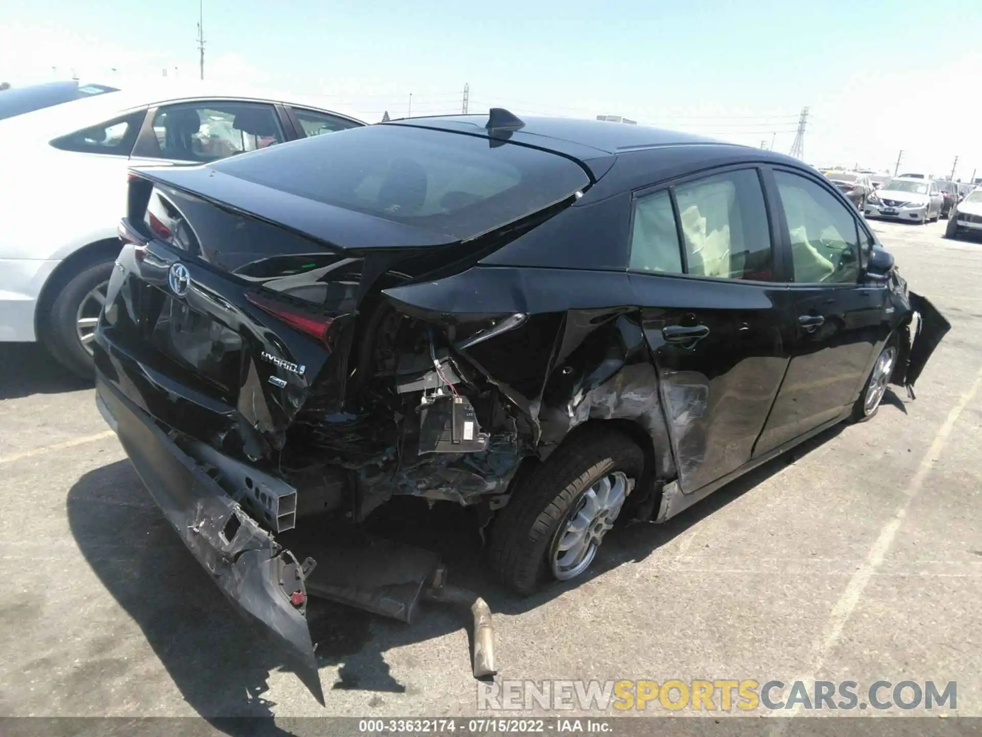 4 Photograph of a damaged car JTDKARFUXK3079439 TOYOTA PRIUS 2019