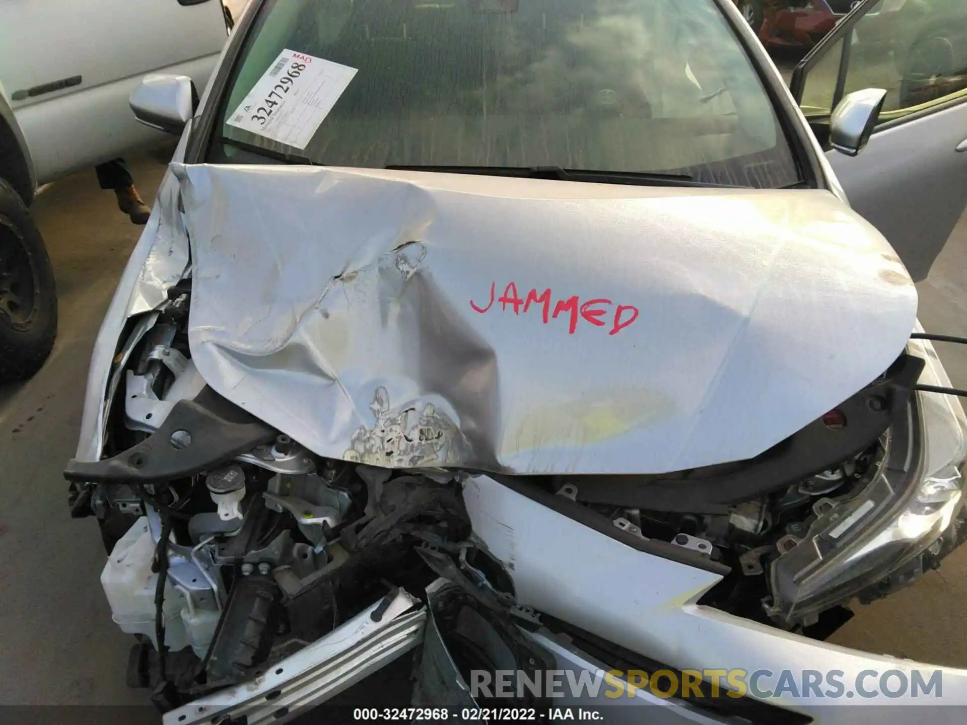 10 Photograph of a damaged car JTDKARFUXK3080610 TOYOTA PRIUS 2019