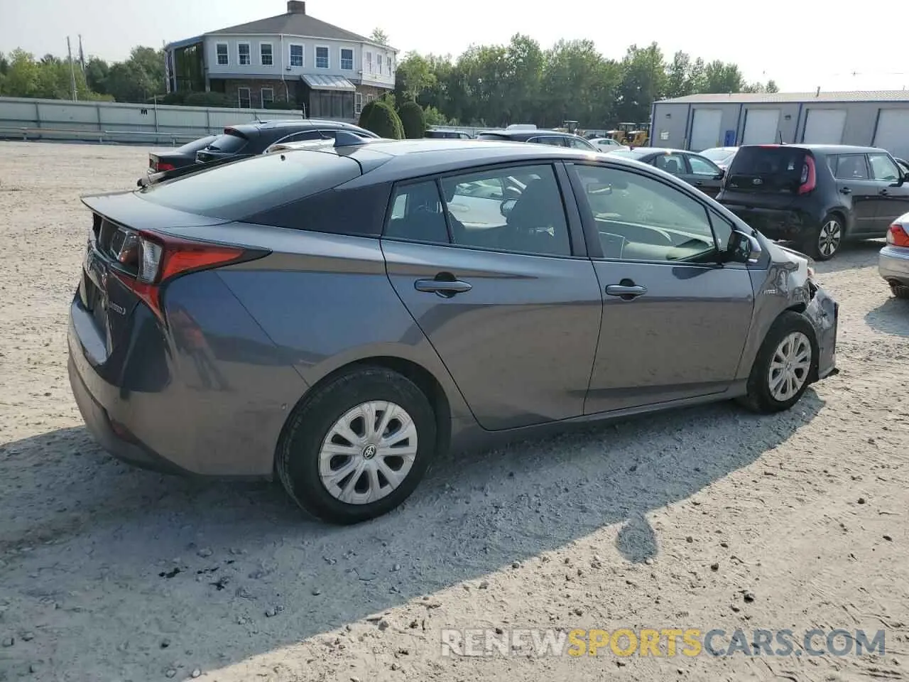 3 Photograph of a damaged car JTDKARFUXK3080655 TOYOTA PRIUS 2019