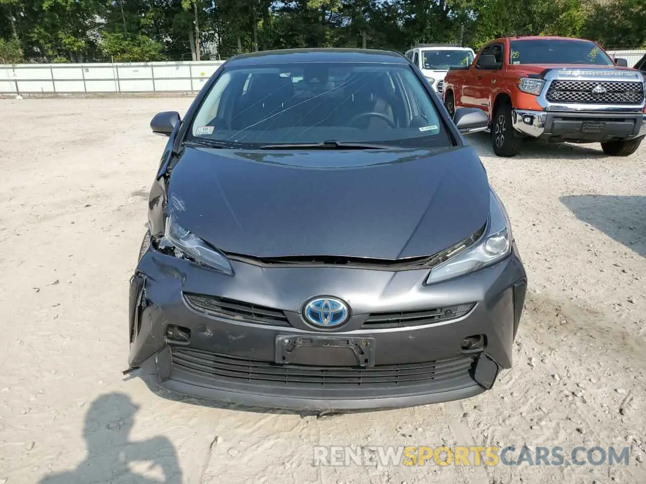 5 Photograph of a damaged car JTDKARFUXK3080655 TOYOTA PRIUS 2019