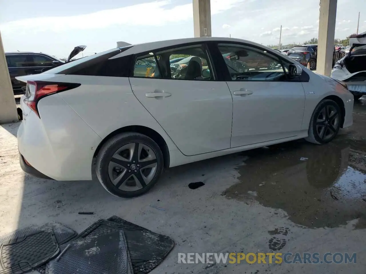 3 Photograph of a damaged car JTDKARFUXK3081451 TOYOTA PRIUS 2019