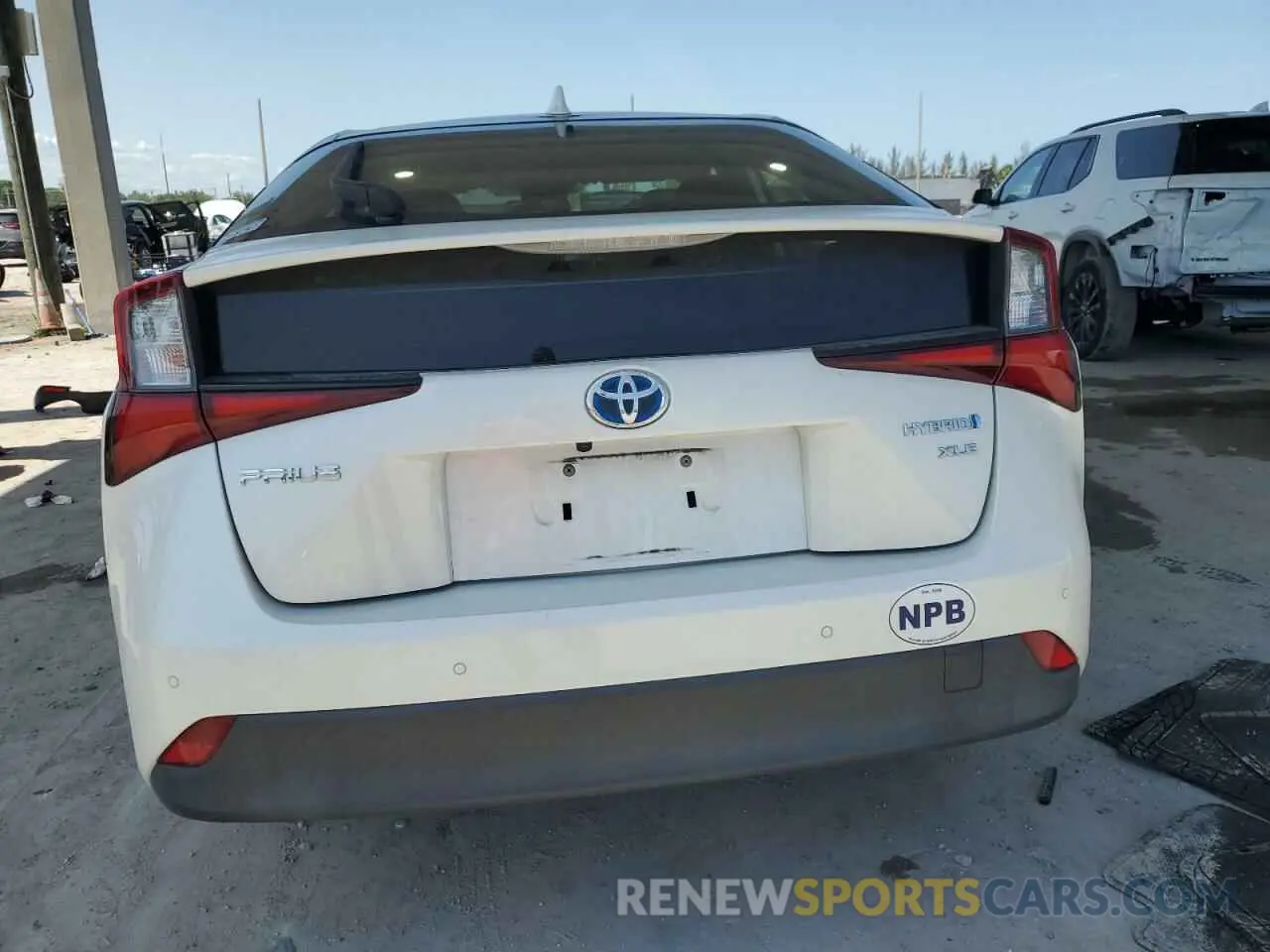 6 Photograph of a damaged car JTDKARFUXK3081451 TOYOTA PRIUS 2019