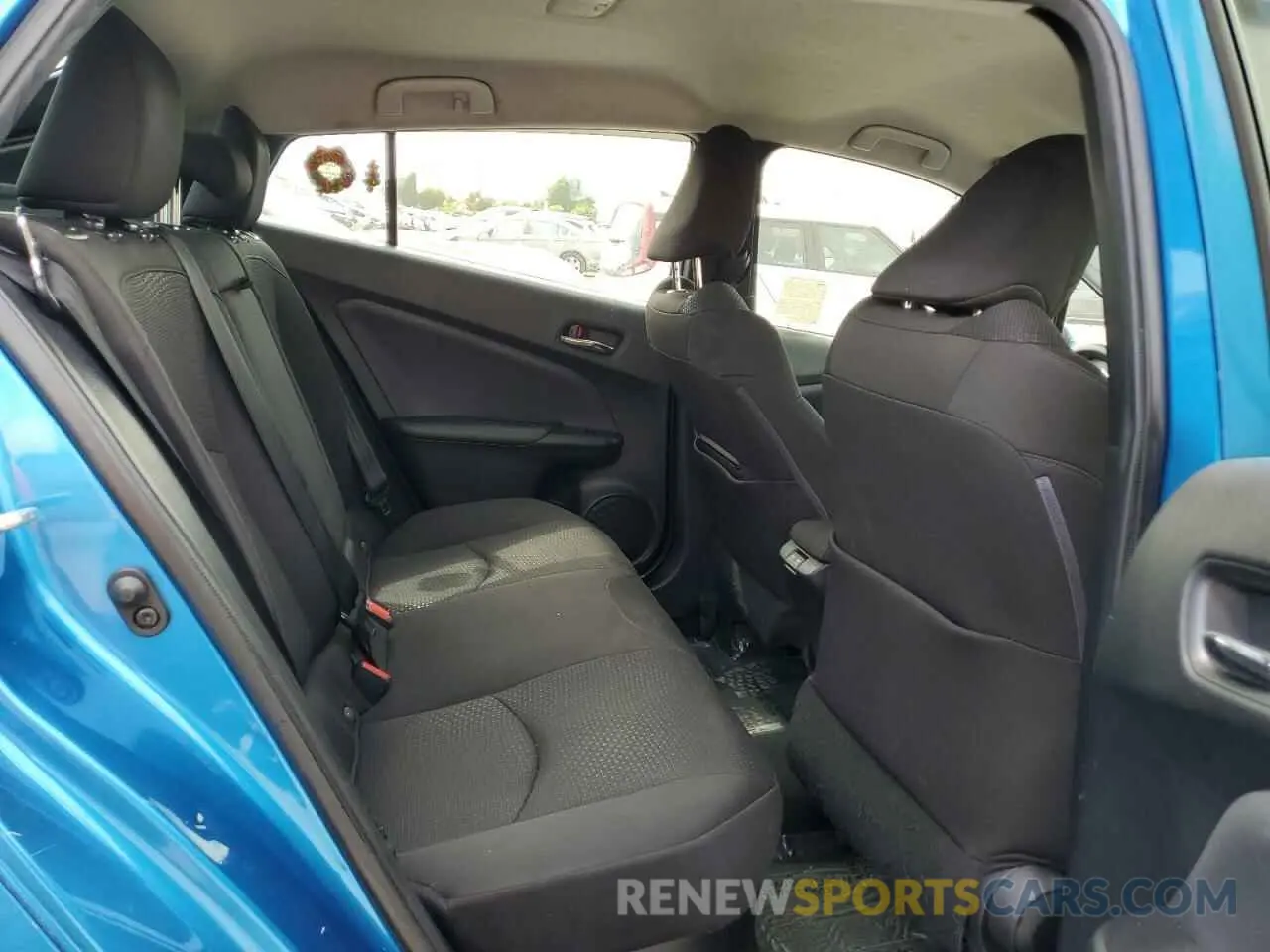 11 Photograph of a damaged car JTDKARFUXK3082616 TOYOTA PRIUS 2019