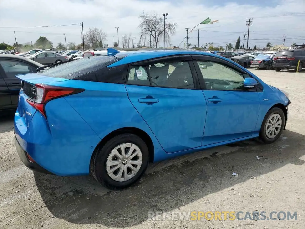 3 Photograph of a damaged car JTDKARFUXK3082616 TOYOTA PRIUS 2019
