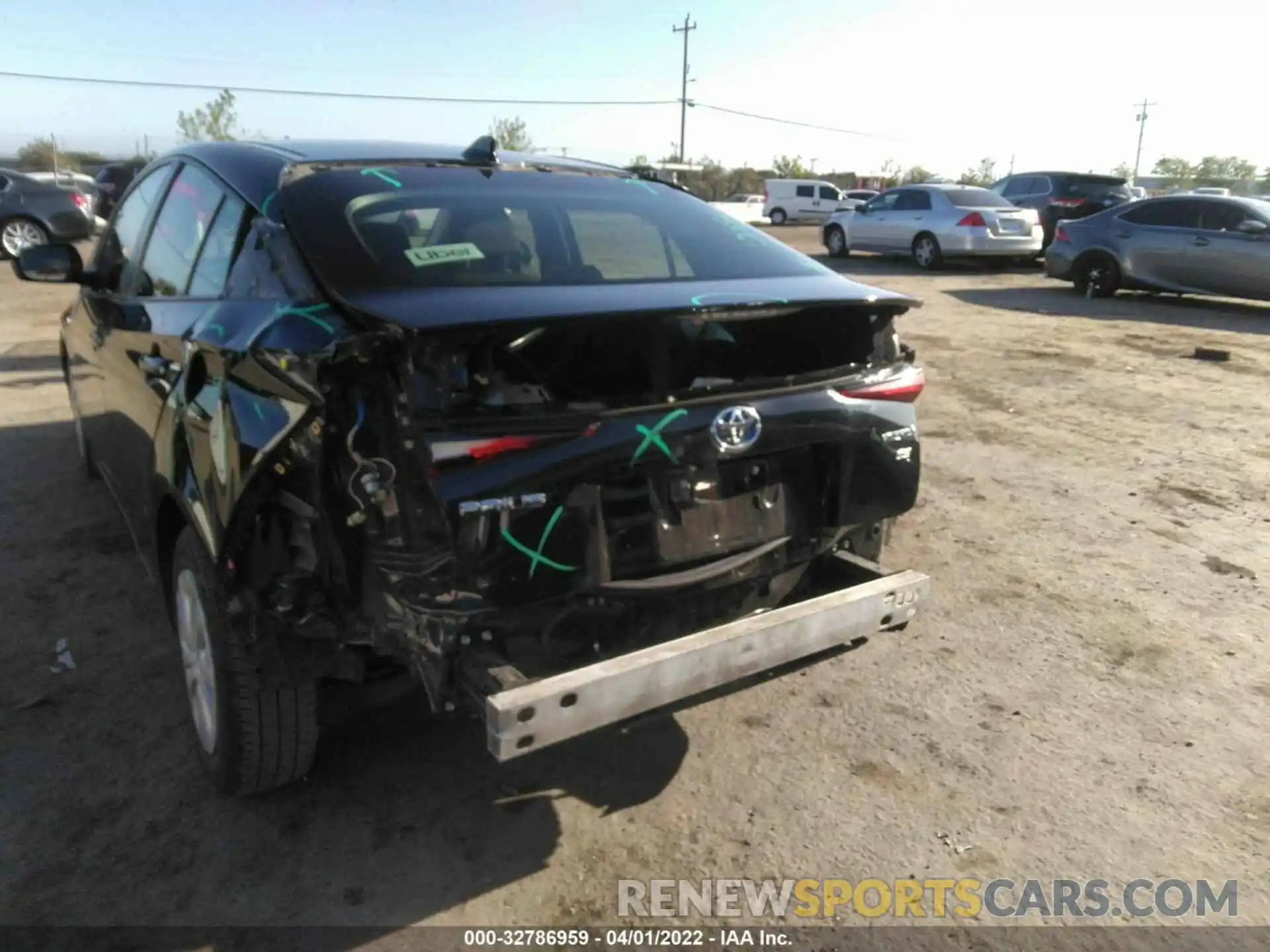 6 Photograph of a damaged car JTDKARFUXK3085497 TOYOTA PRIUS 2019