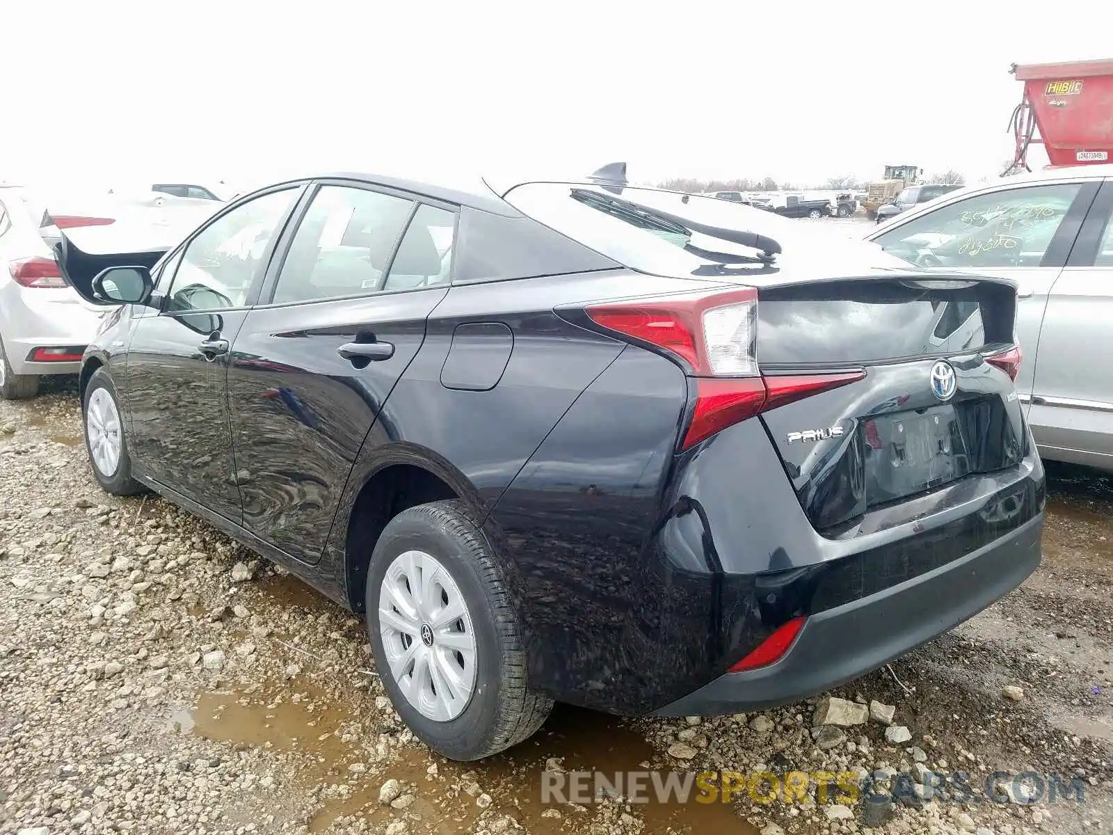 3 Photograph of a damaged car JTDKARFUXK3085922 TOYOTA PRIUS 2019