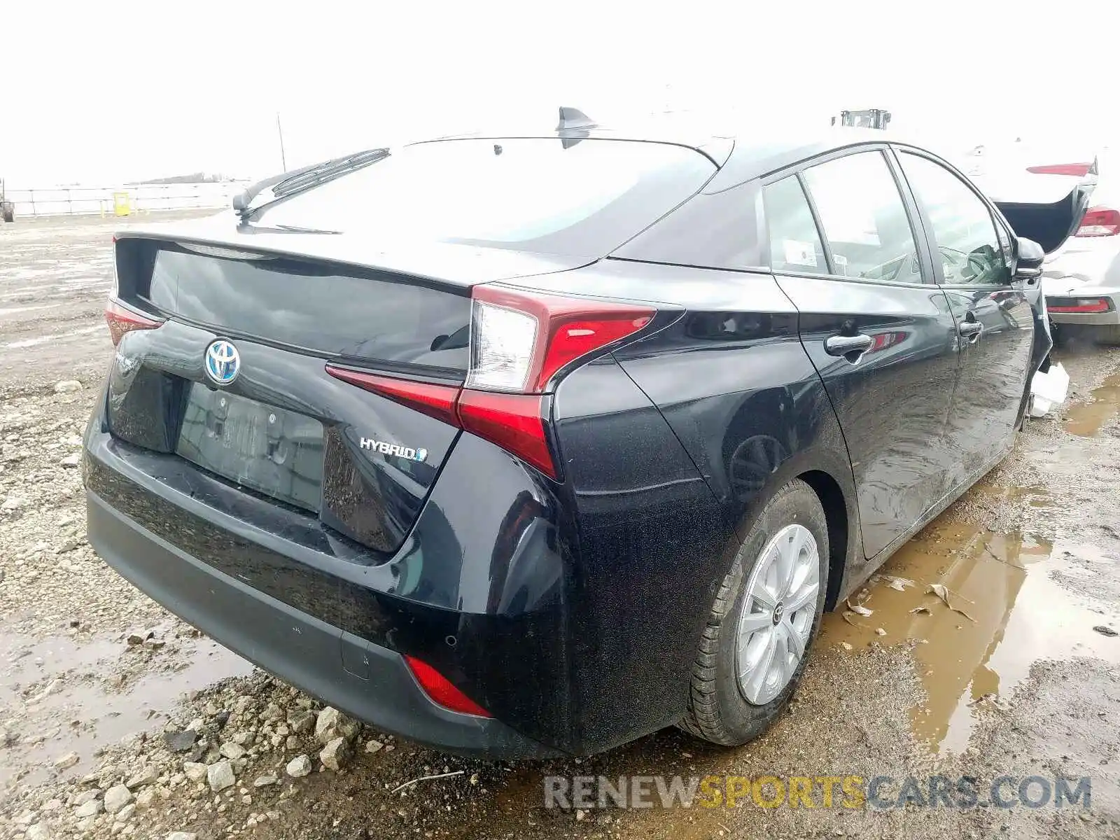 4 Photograph of a damaged car JTDKARFUXK3085922 TOYOTA PRIUS 2019