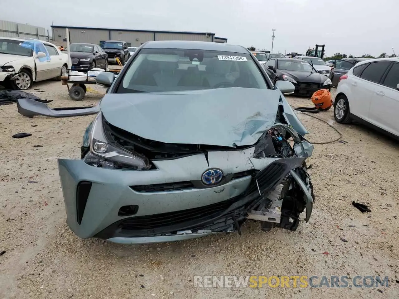 5 Photograph of a damaged car JTDKARFUXK3086312 TOYOTA PRIUS 2019