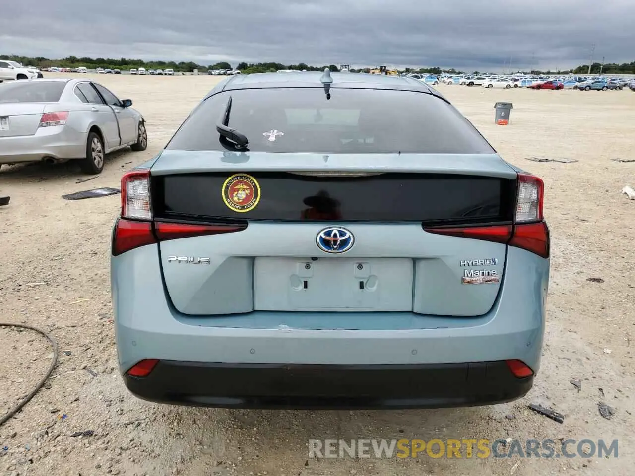 6 Photograph of a damaged car JTDKARFUXK3086312 TOYOTA PRIUS 2019
