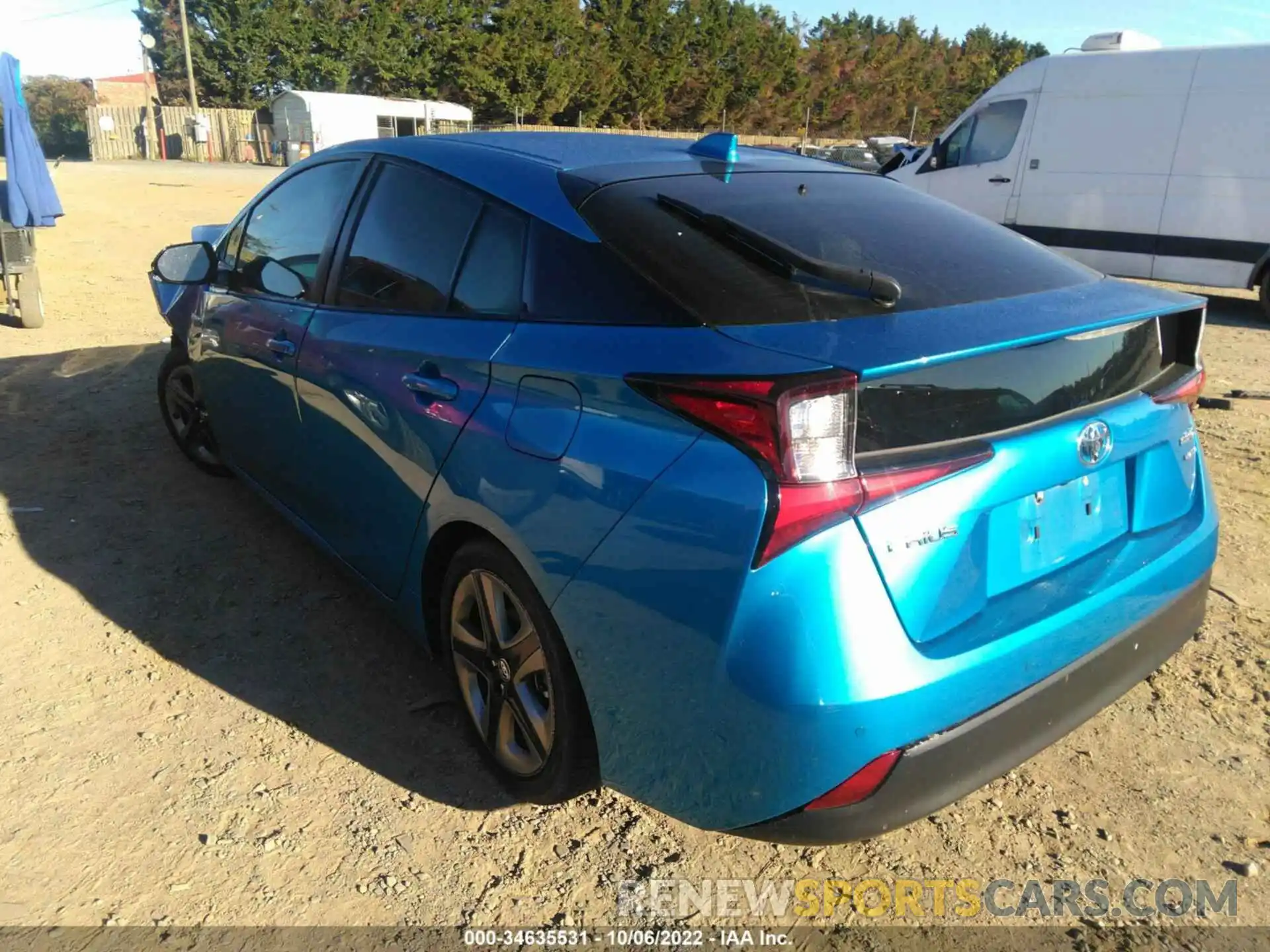 3 Photograph of a damaged car JTDKARFUXK3086939 TOYOTA PRIUS 2019