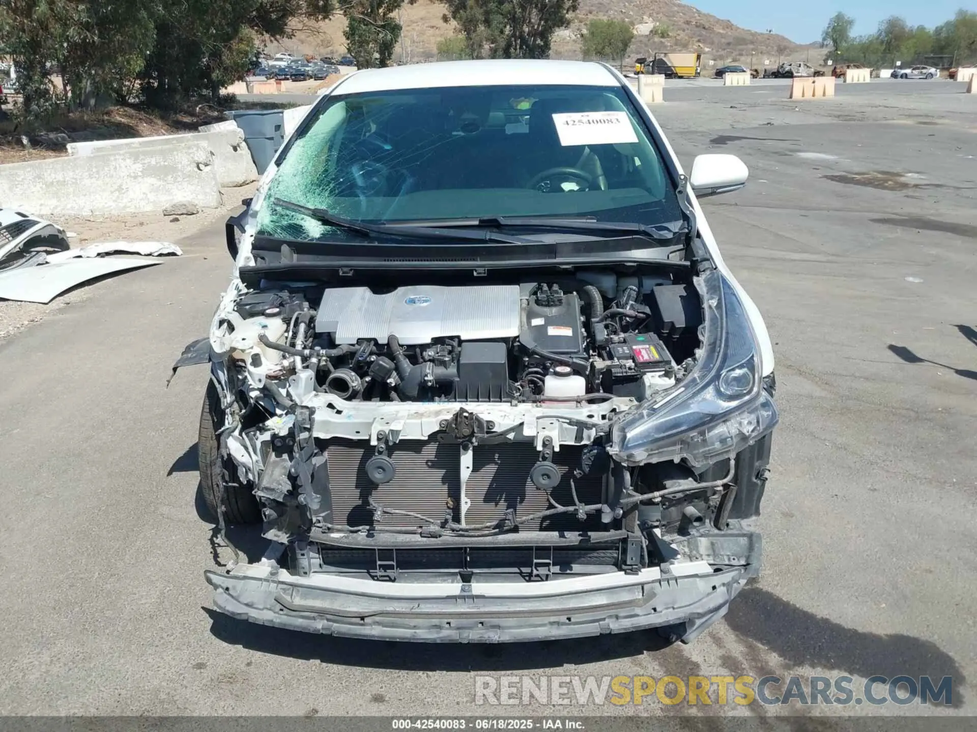 13 Photograph of a damaged car JTDKARFUXK3087590 TOYOTA PRIUS 2019