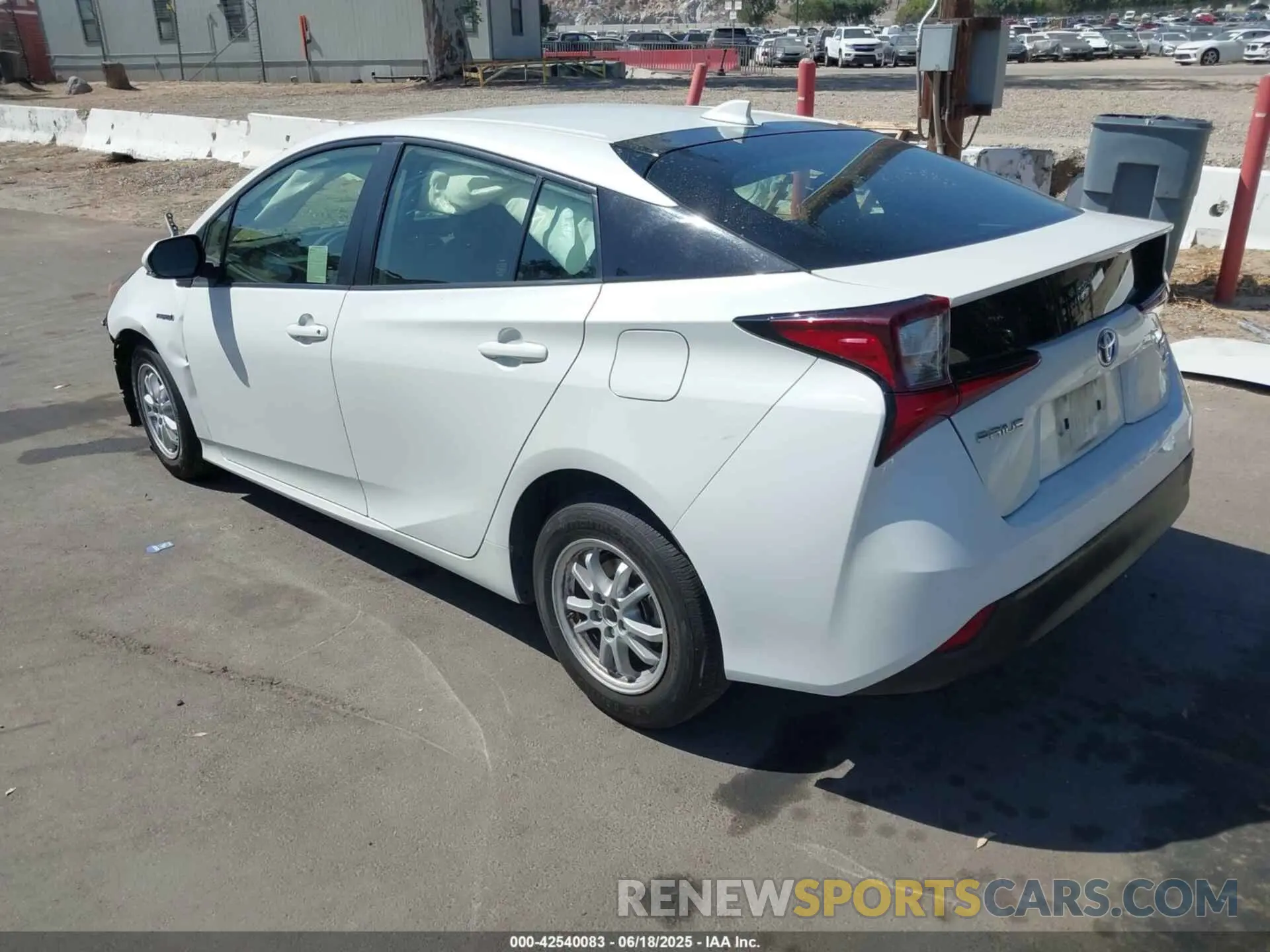 3 Photograph of a damaged car JTDKARFUXK3087590 TOYOTA PRIUS 2019